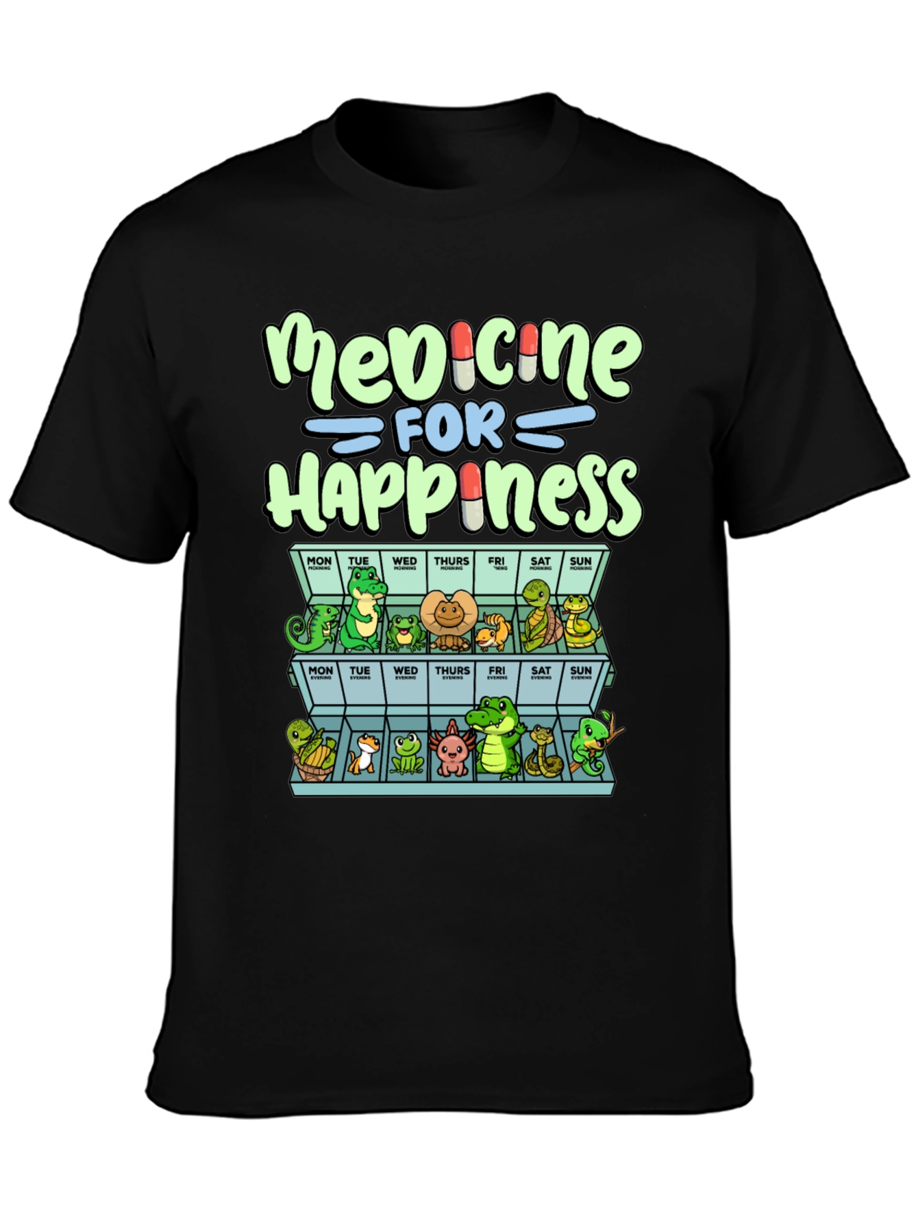 Medicine for Happiness Reptile T-Shirt - 3