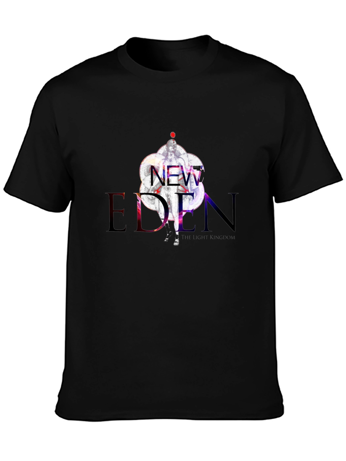 Black New Eden Graphic Tee - Stylish Black T-Shirt view 3