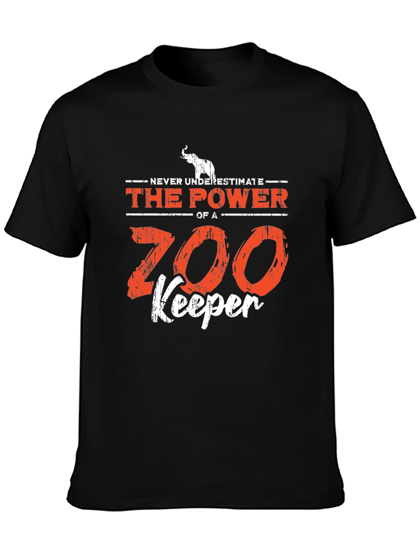 Black Zoo Keeper Power T-Shirt view 3