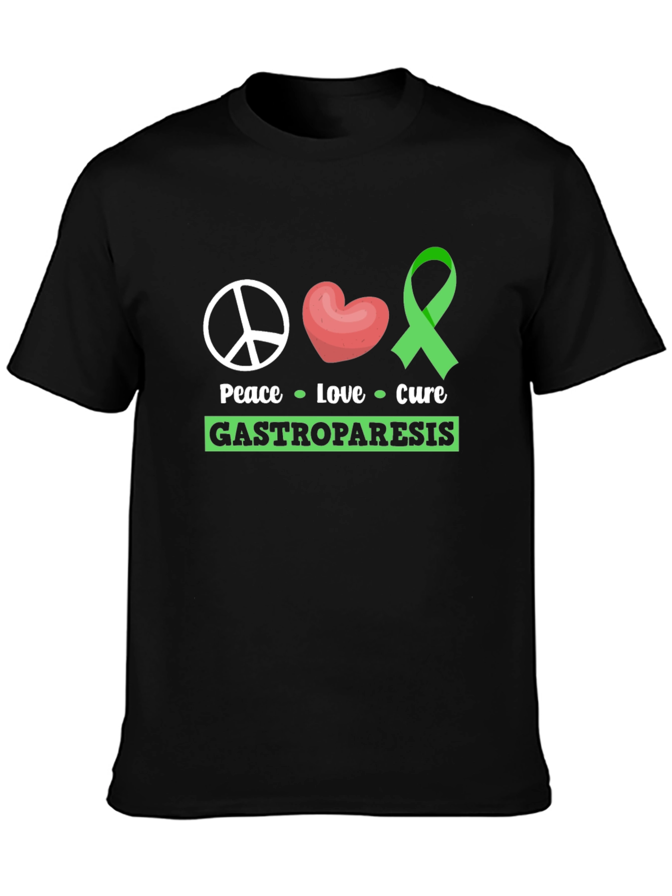 Peace Love Cure Gastroparesis T-Shirt - 3
