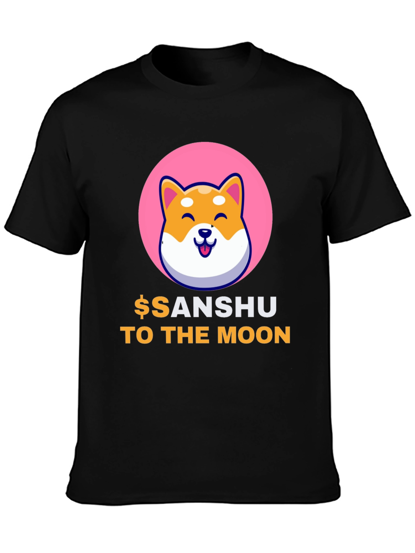 Black Sanshu Crypto T-Shirt - To the Moon! view 3