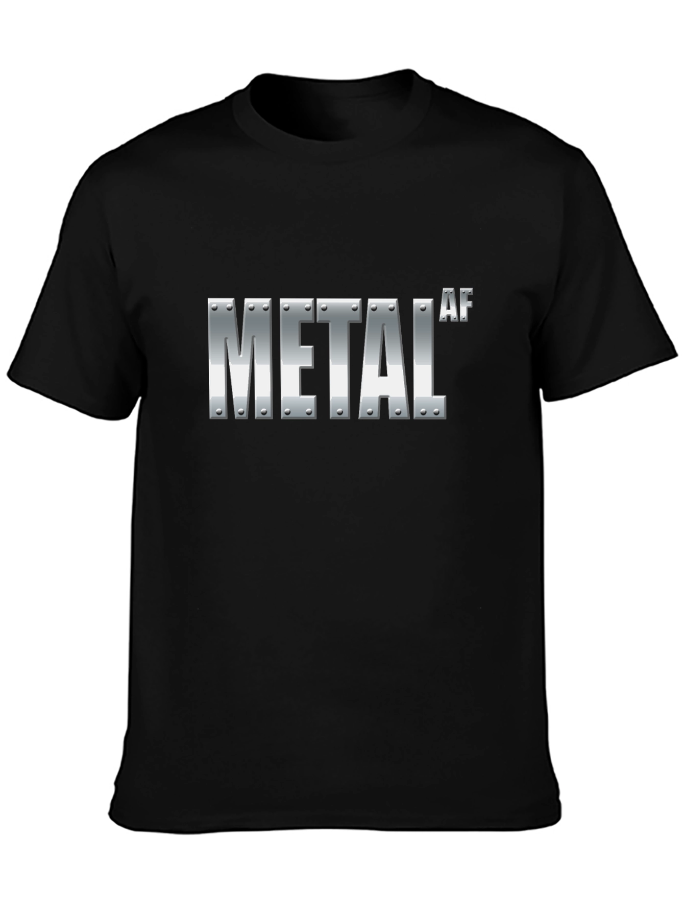 Metal AF Graphic Black T-Shirt - 3