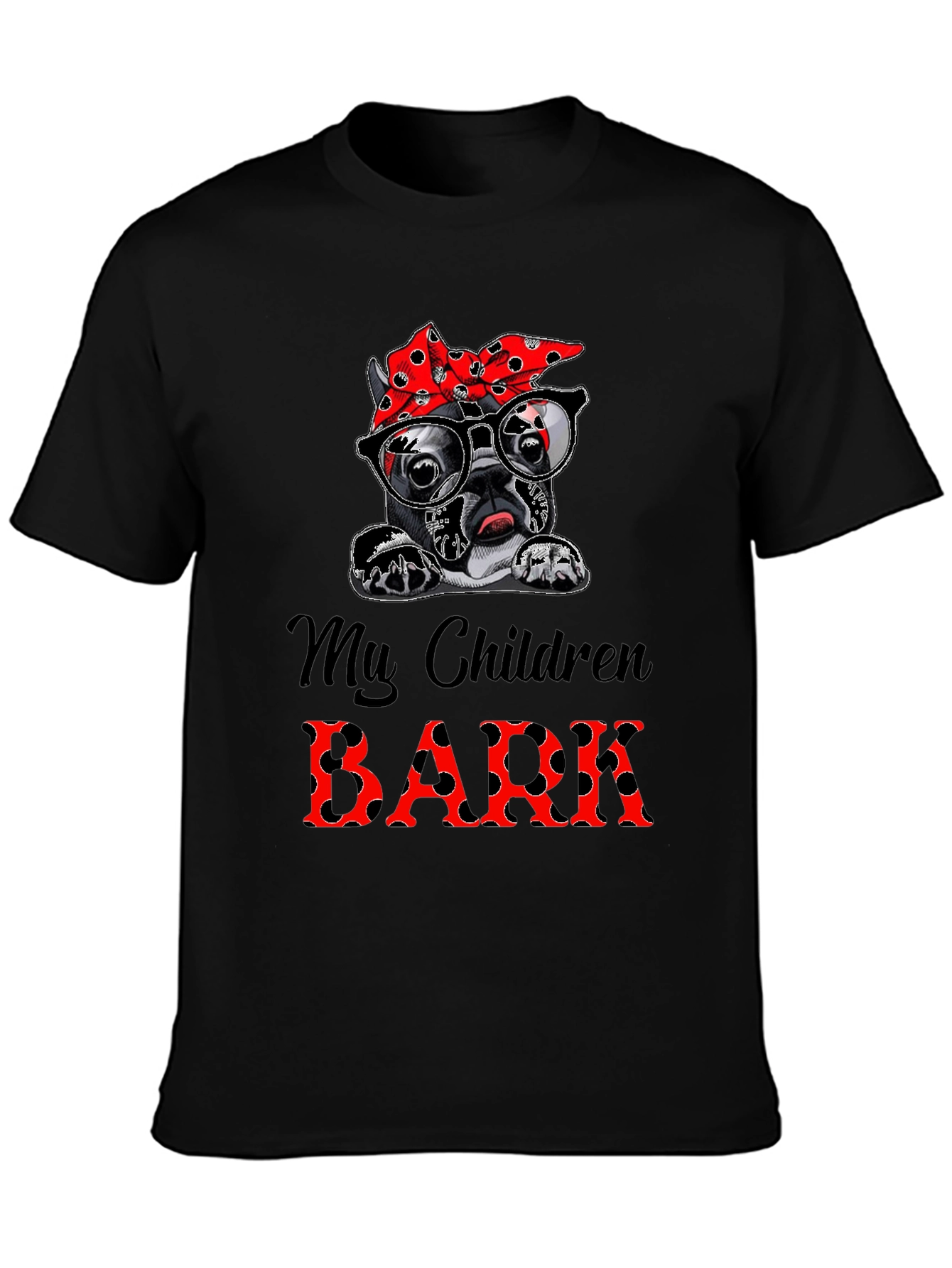 Dog Mom T-Shirt - My Children Bark Tee - 3