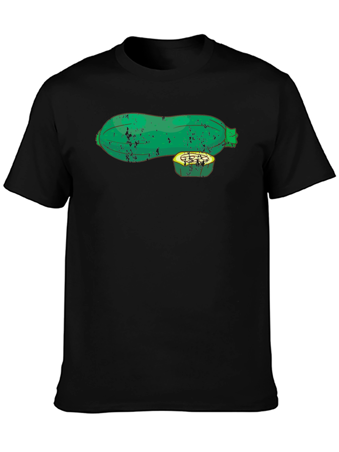 Zucchini Graphic Tee - Black T-Shirt - 3