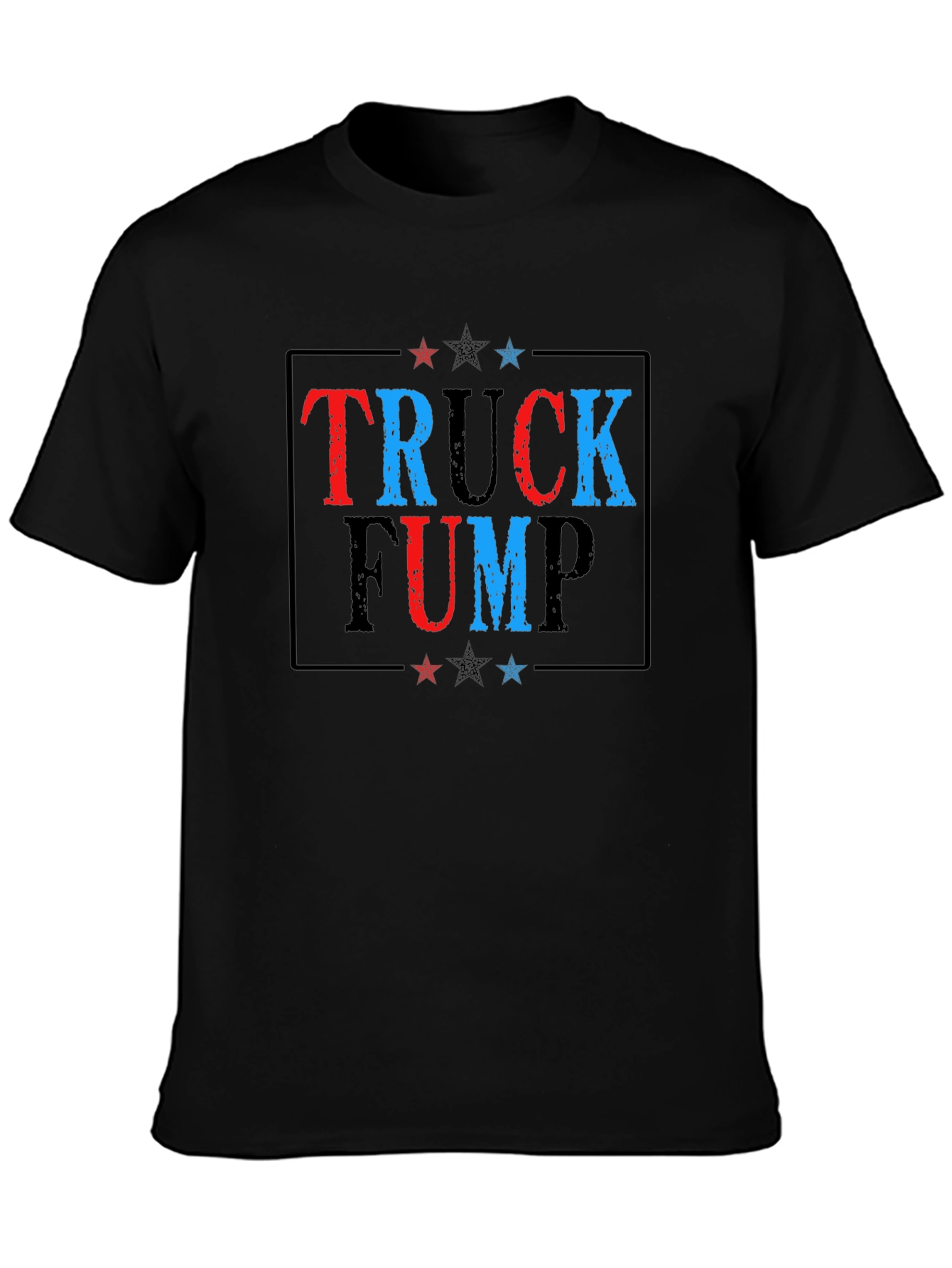 Black Truck Fump Graphic Tee - Political Humor view 3
