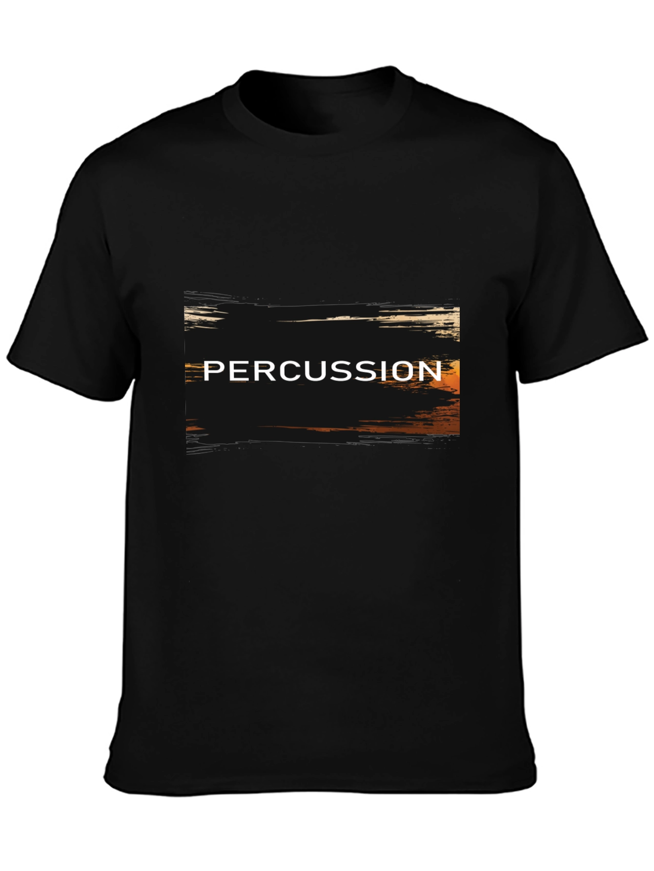 Black Percussion T-Shirt - Music Lover Tee view 3