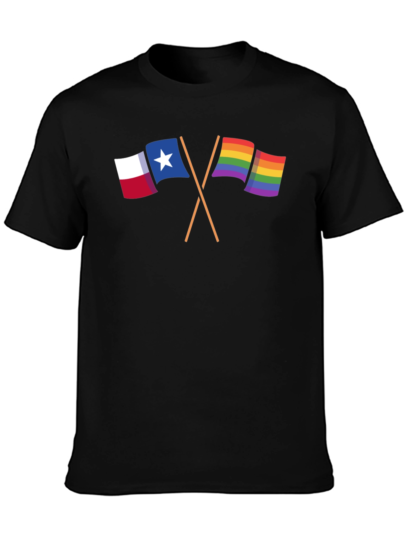 Black Texas Pride T-Shirt view 3