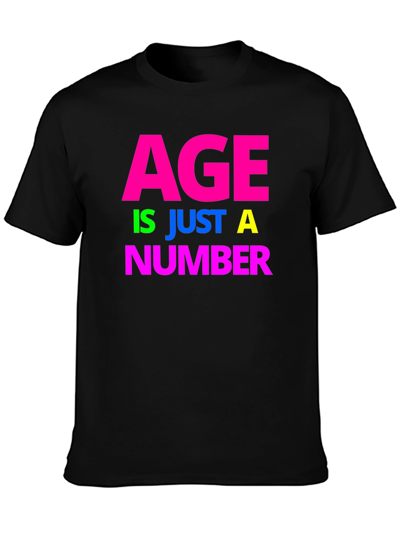 Black Age Is Just A Number Graphic Tee view 3