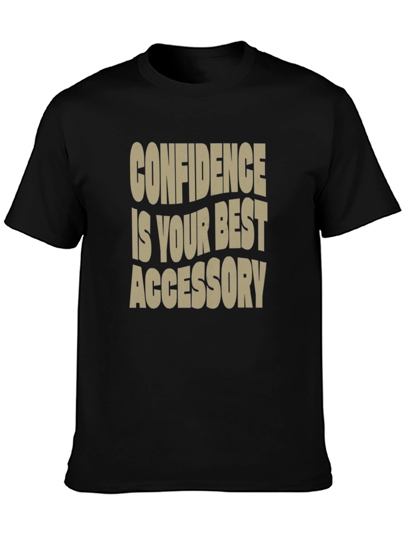Black Confidence is Your Best Accessory Graphic Tee view 3