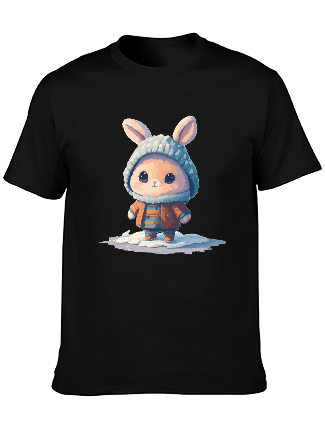 Cute Bunny Graphic Tee - Unisex Cotton T-Shirt - 3