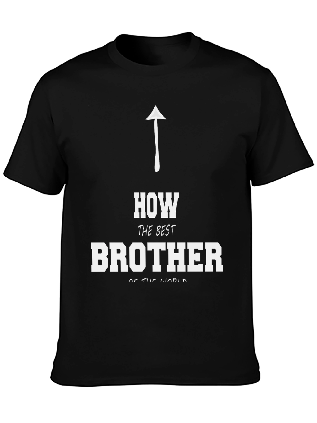 Black Best Brother T-Shirt view 3