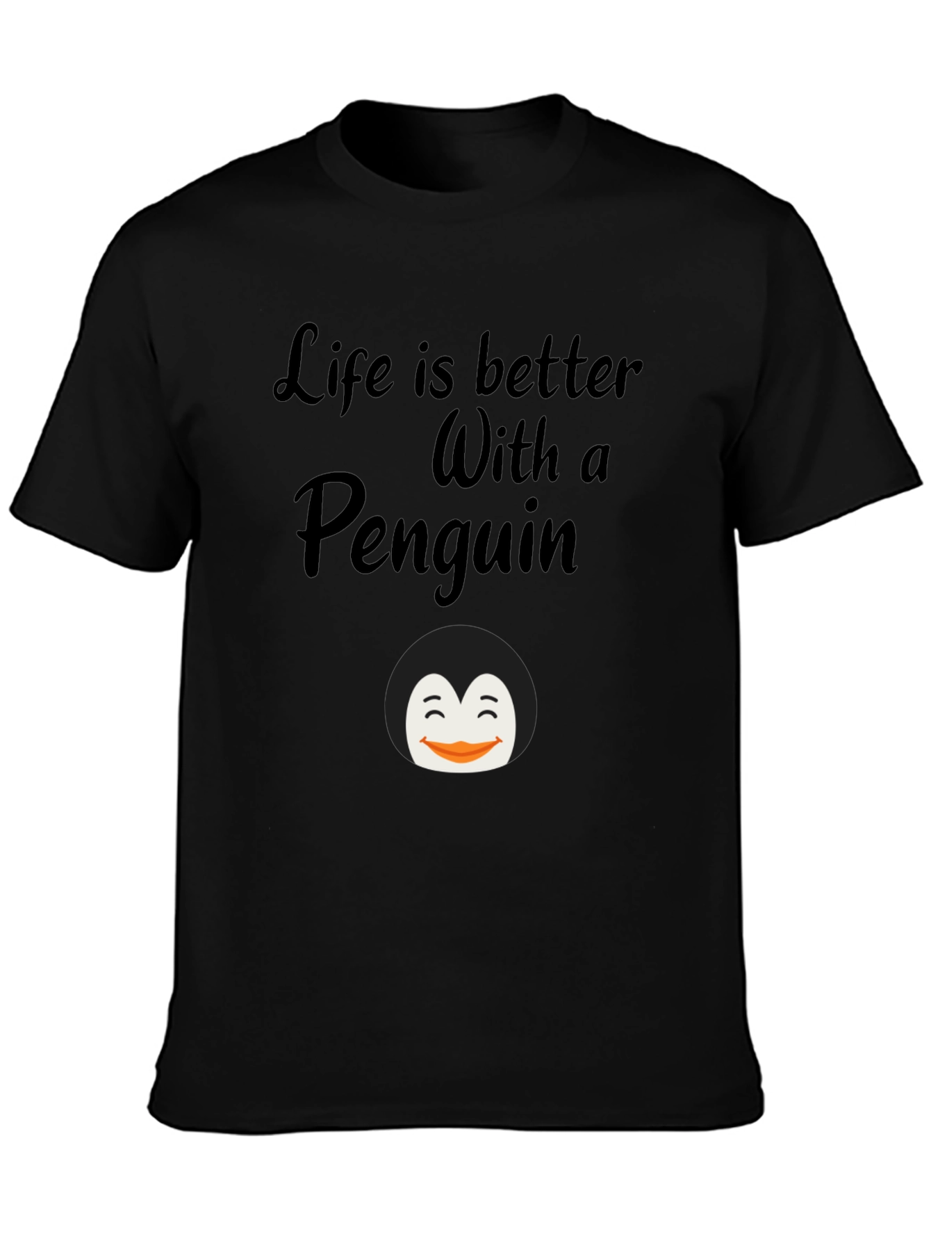 Black Life is Better With a Penguin T-Shirt view 3