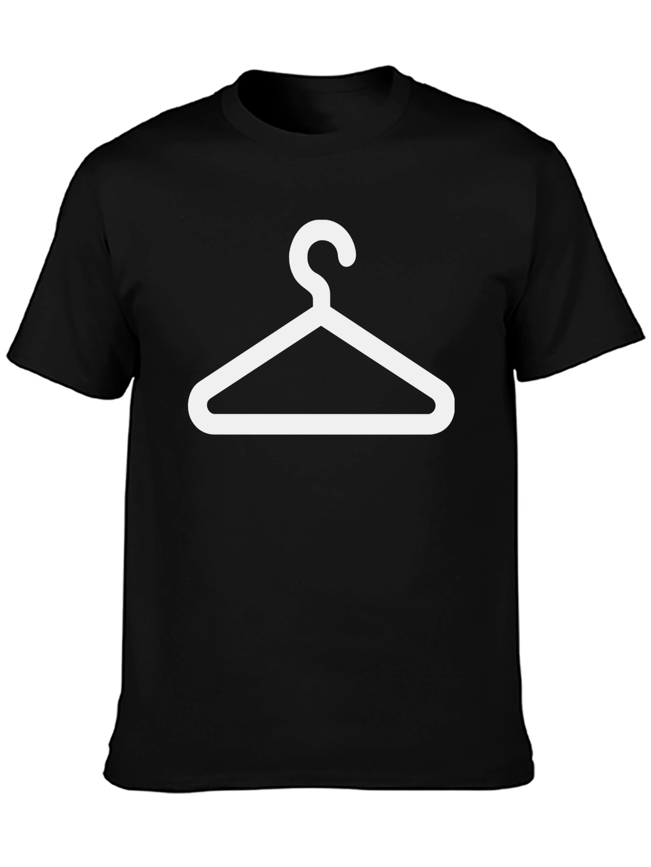 Black Hanger Graphic T-Shirt - Black Unisex Tee view 3