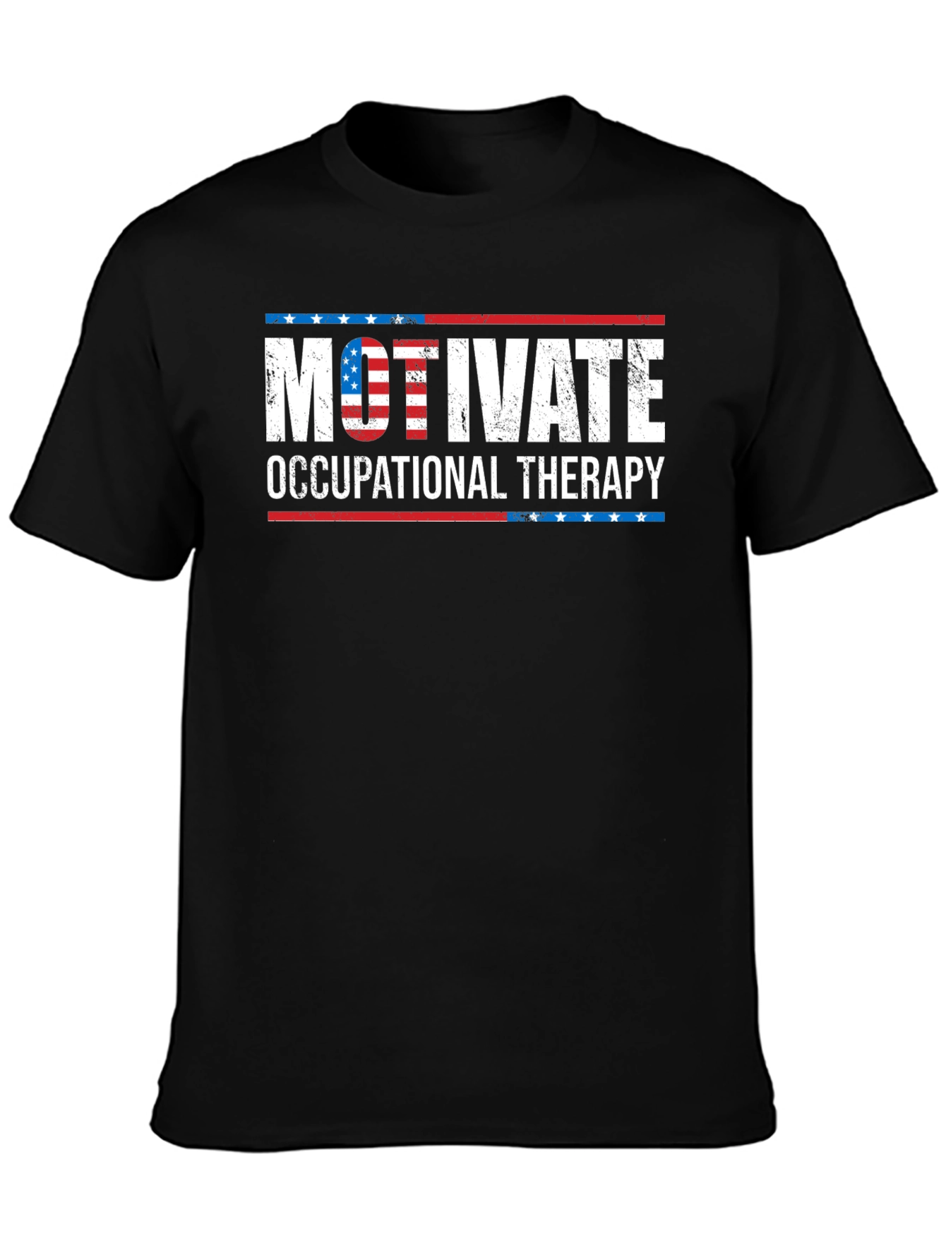 Motivate Occupational Therapy USA Flag T-Shirt - 3