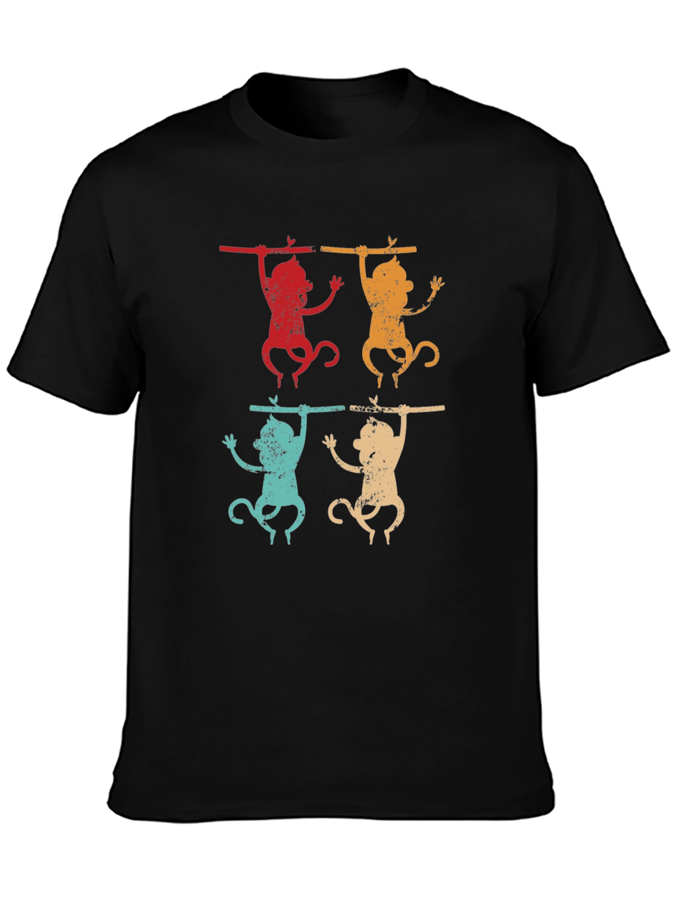 Retro Monkey T-Shirt, Vintage Style - 3