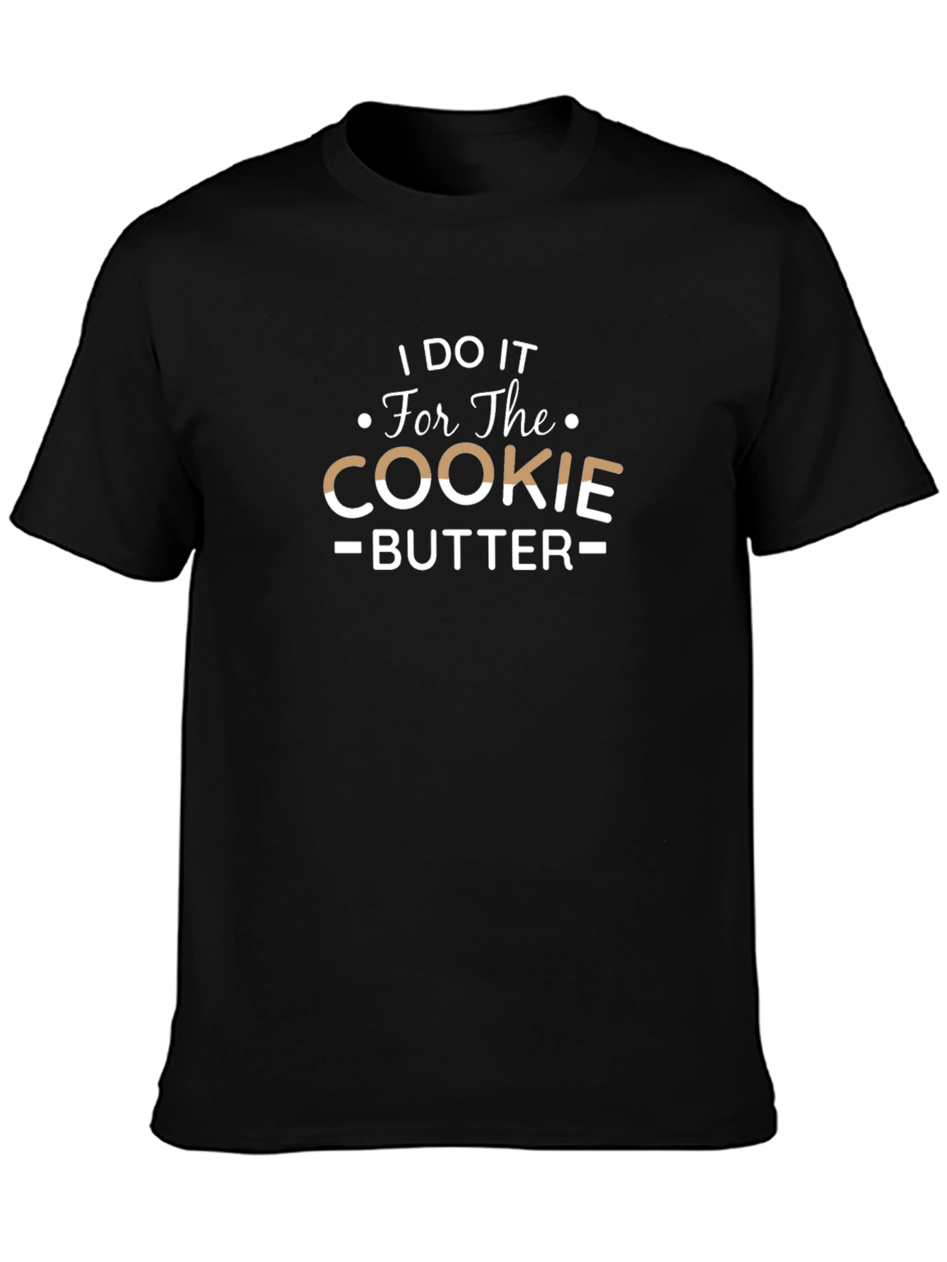 Black Cookie Butter T-Shirt - Funny Foodie Tee view 3
