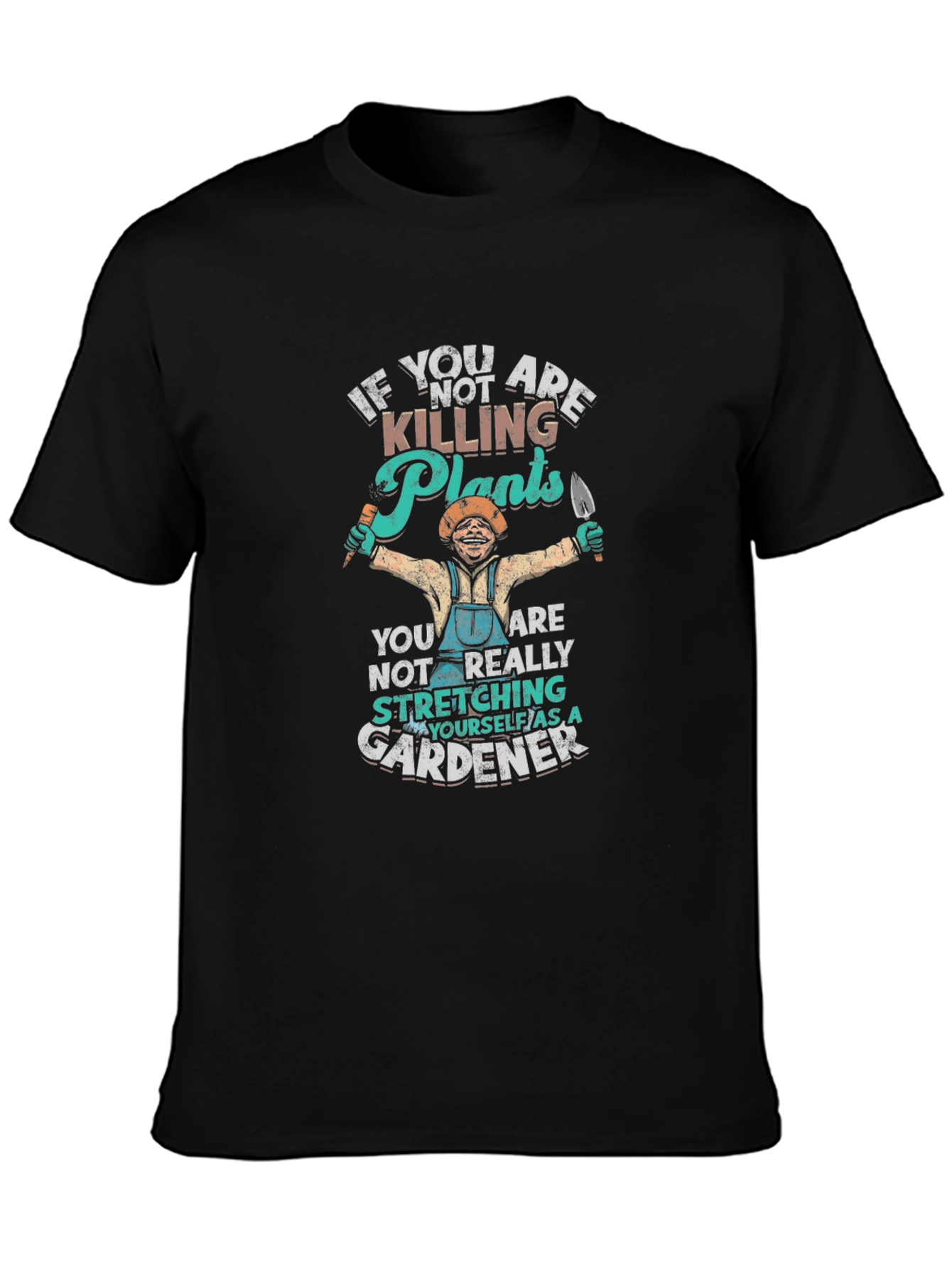 Black Gardener Graphic T-Shirt view 3