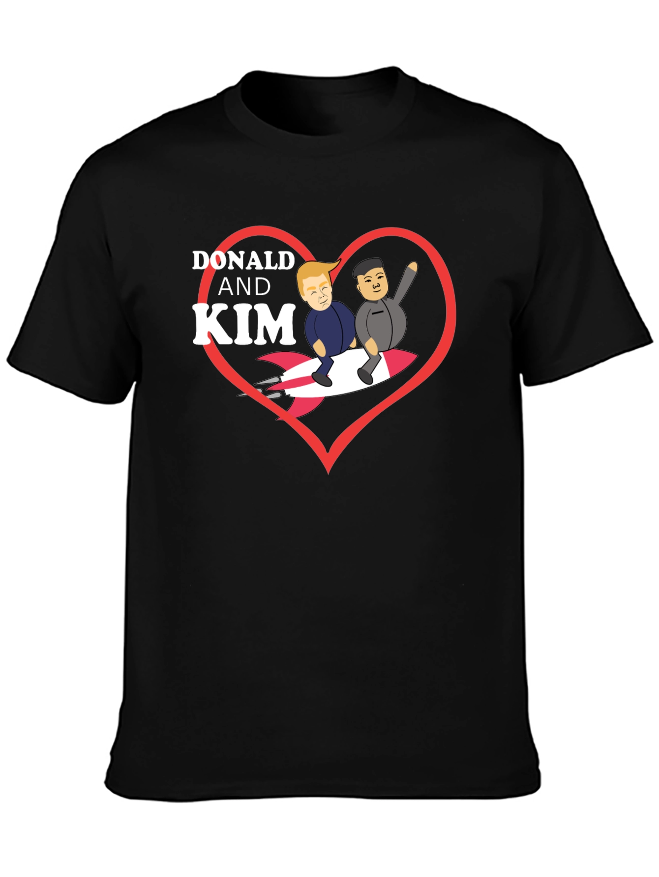 Black Donald and Kim Rocket Ride T-Shirt  view 3