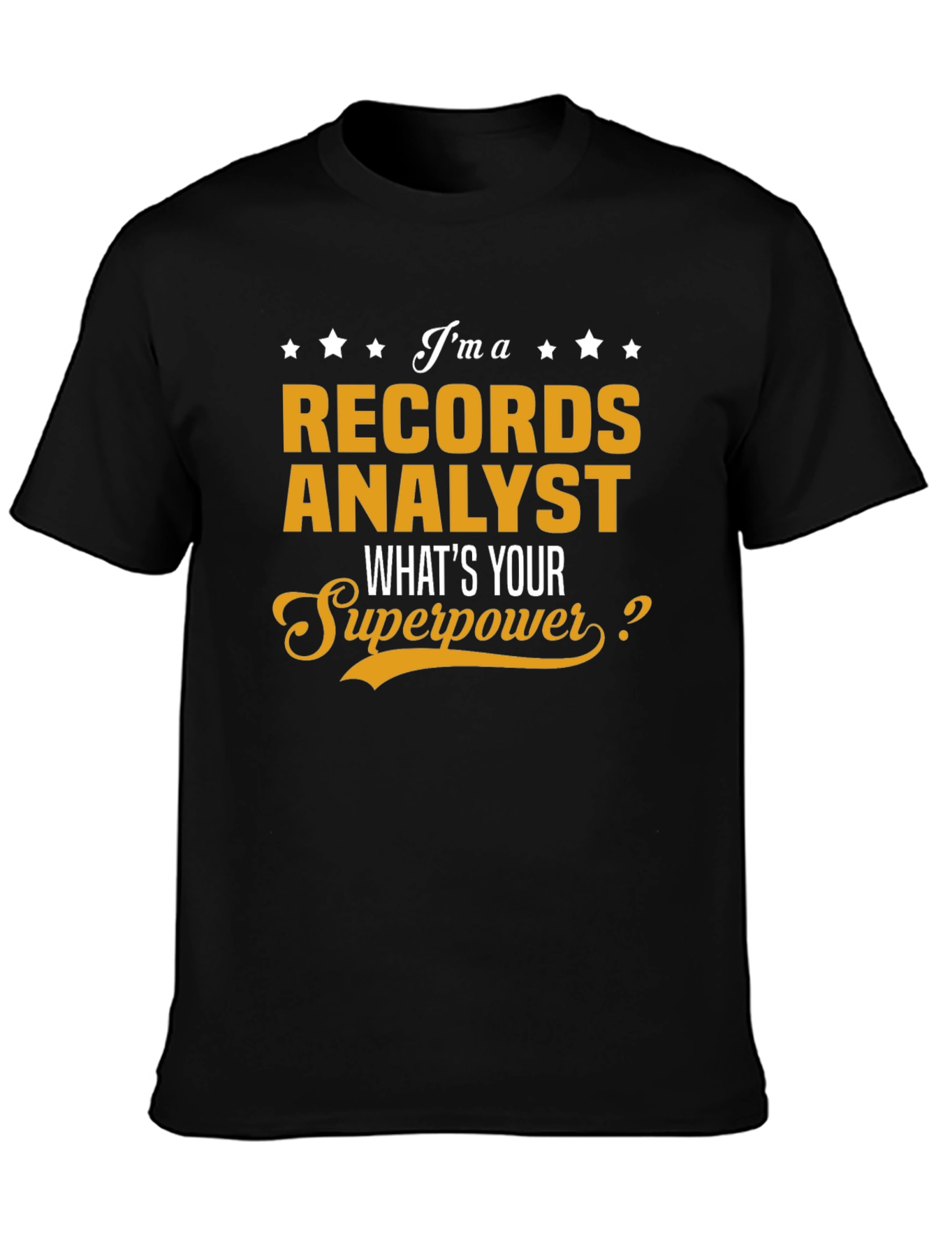 Records Analyst Superpower T-Shirt - 3