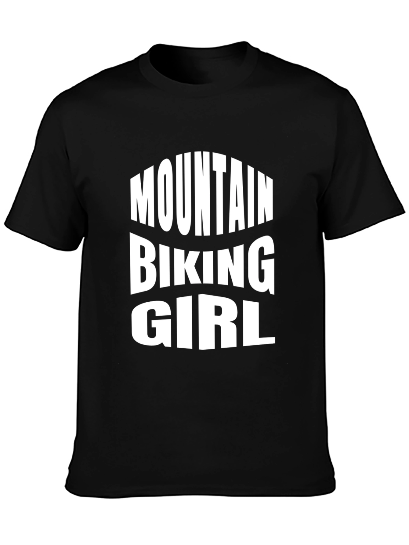 Black Mountain Biking Girl T-Shirt view 3