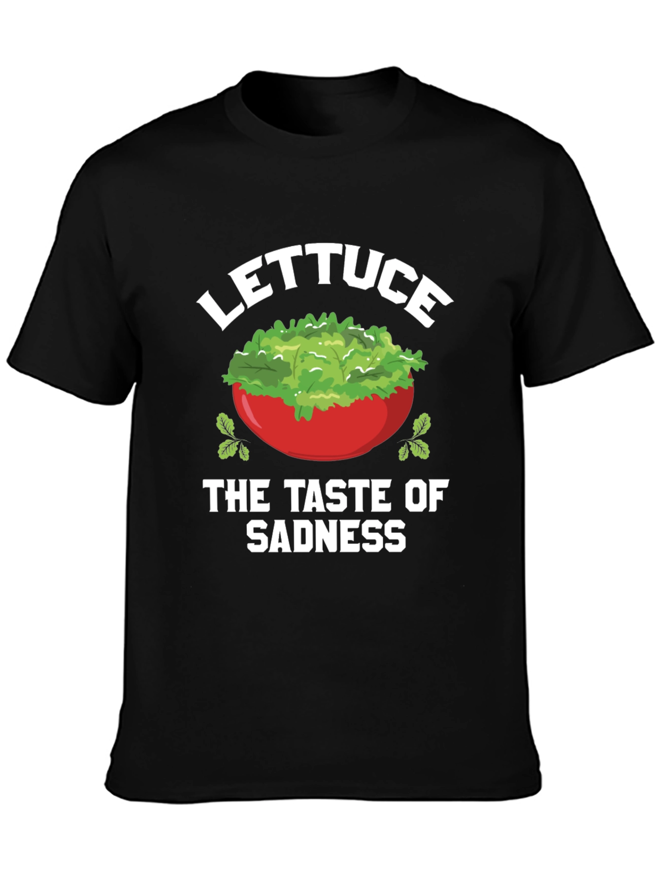 Black Lettuce: The Taste Of Sadness Graphic Tee view 3