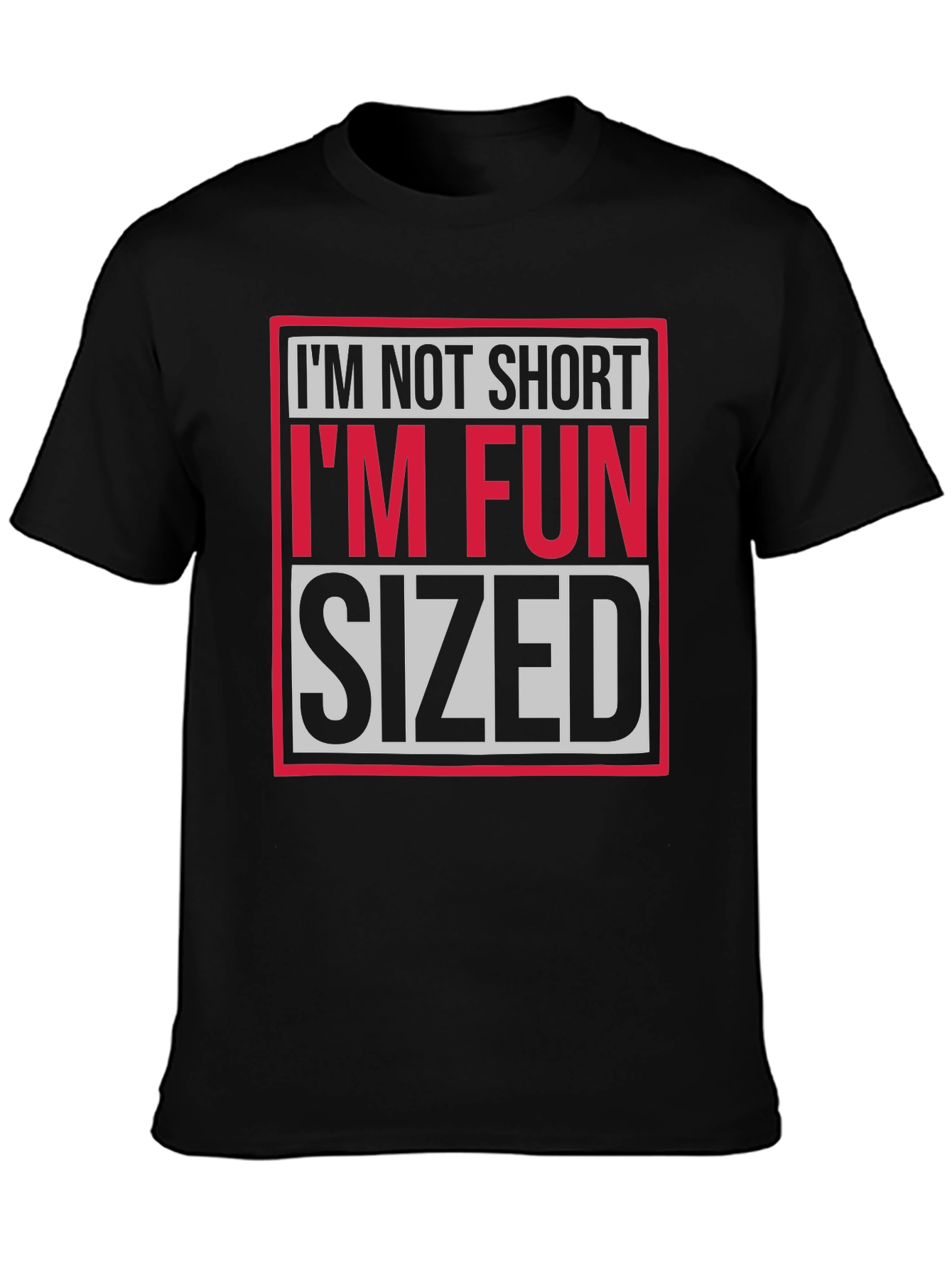 Black Fun-Sized Novelty Graphic T-Shirt view 3