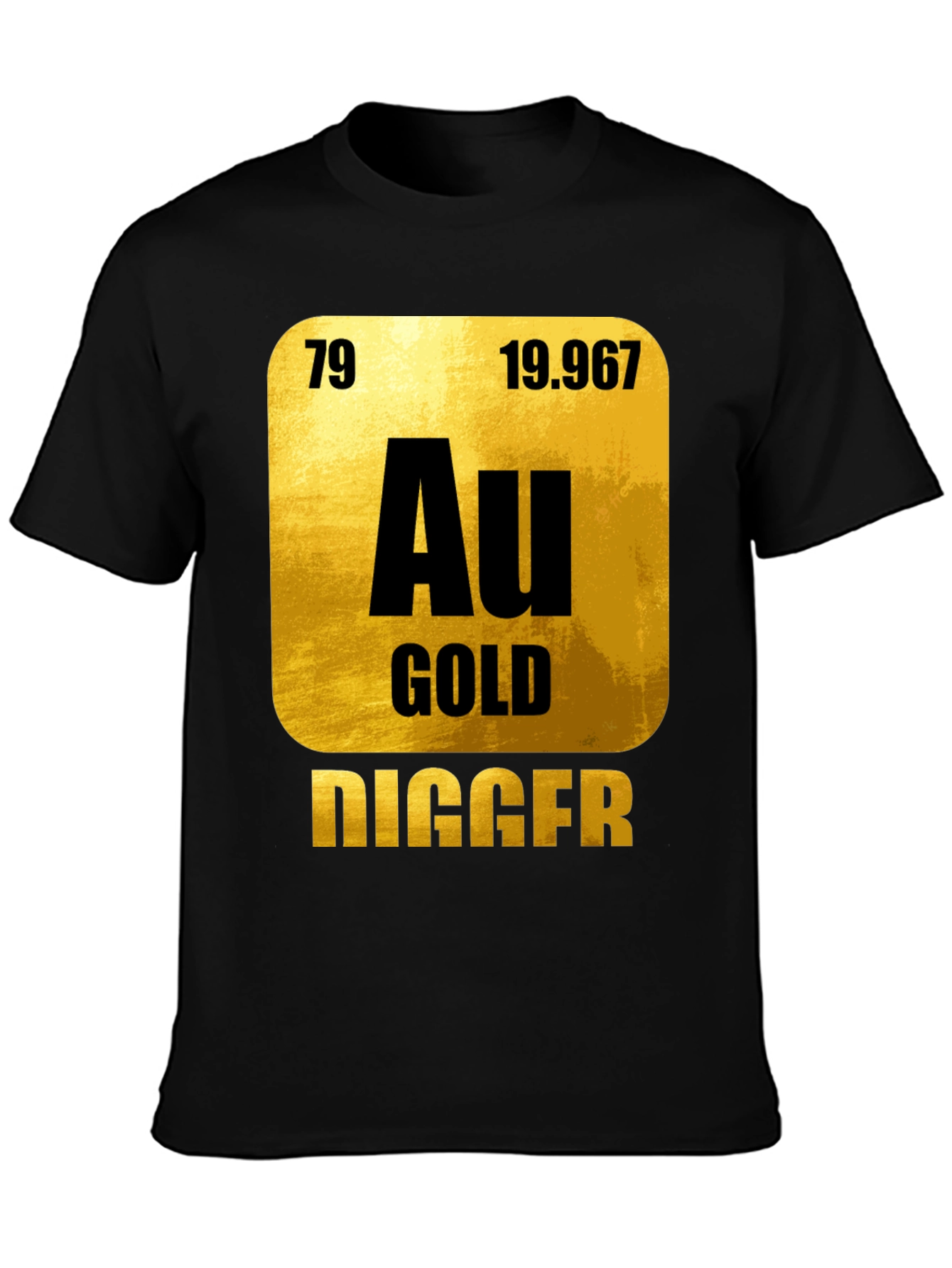 Black Gold Digger Graphic Tee - Element Style view 3