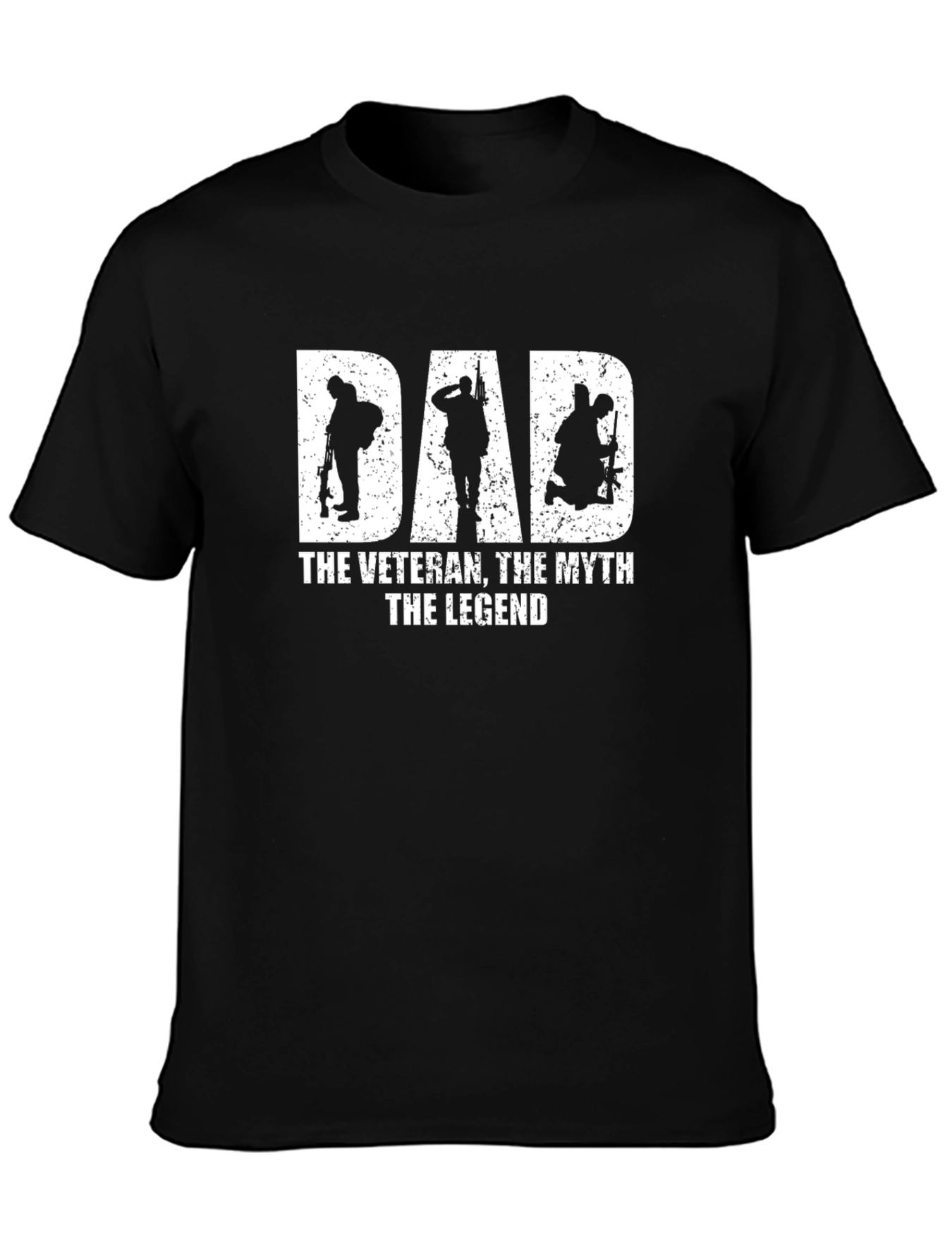 Dad Veteran Myth Legend Graphic T-Shirt - 3