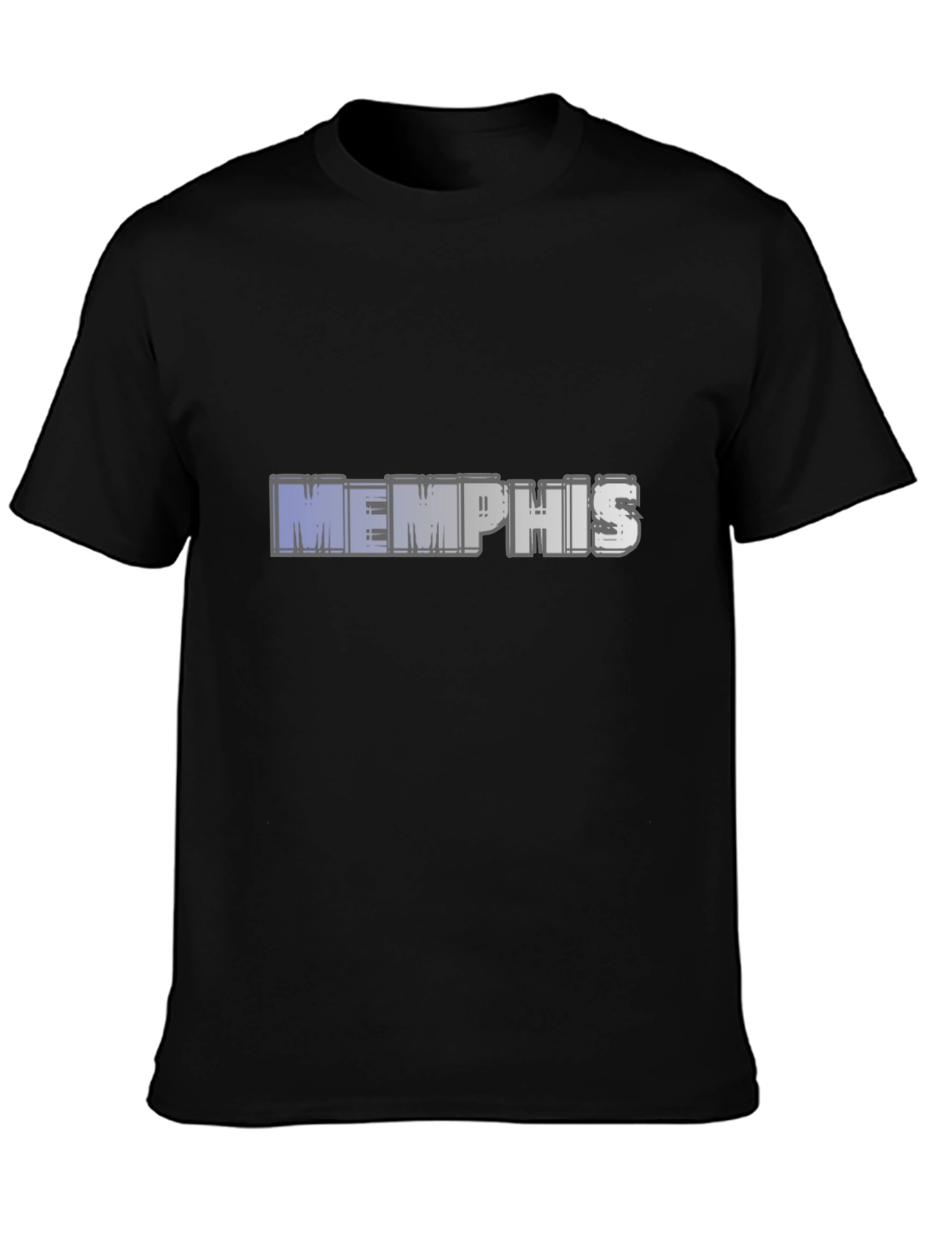 Black Memphis Graphic T-Shirt view 3