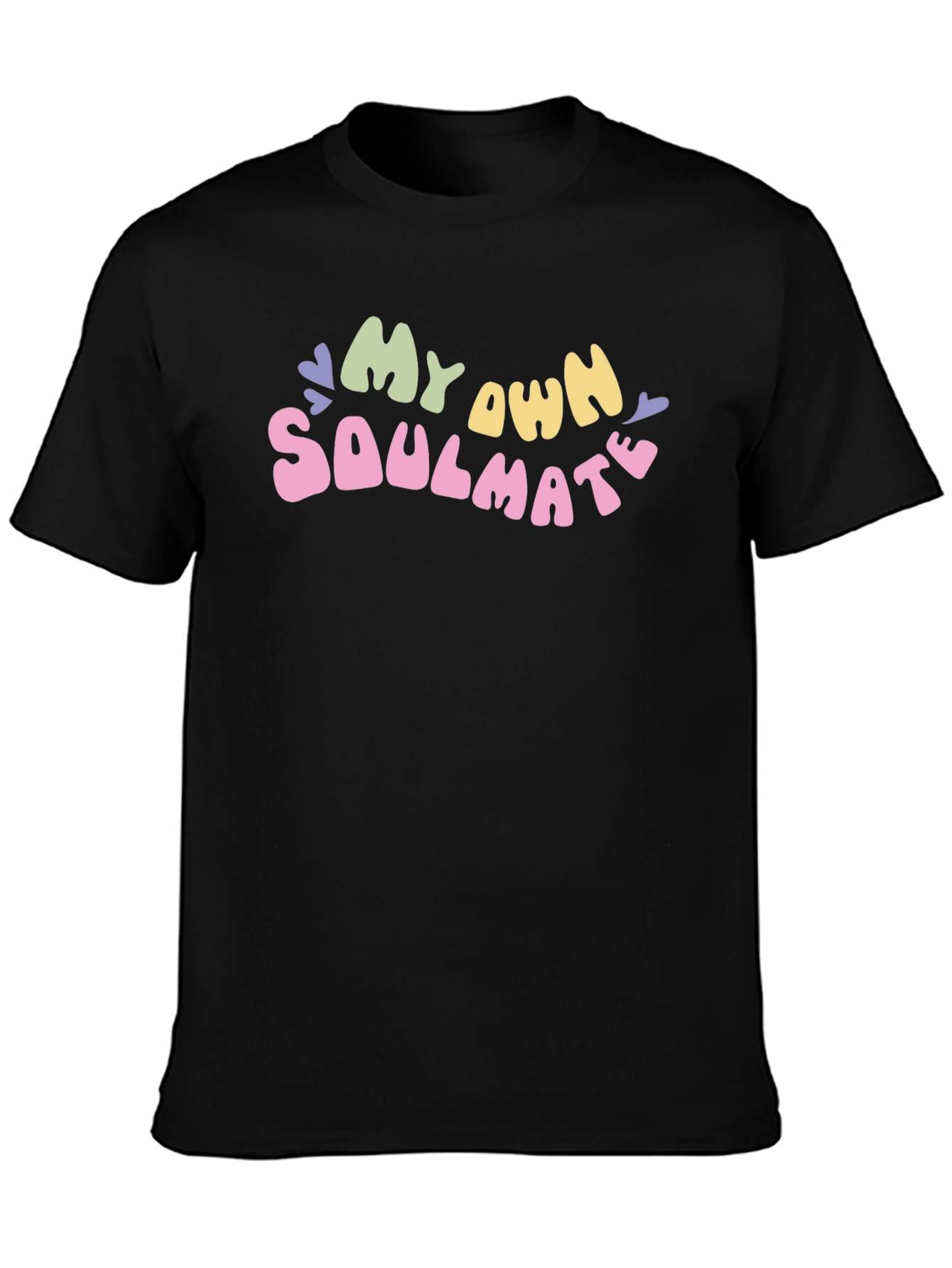 Black My Own Soulmate Graphic T-Shirt - Trendy & Unique view 3