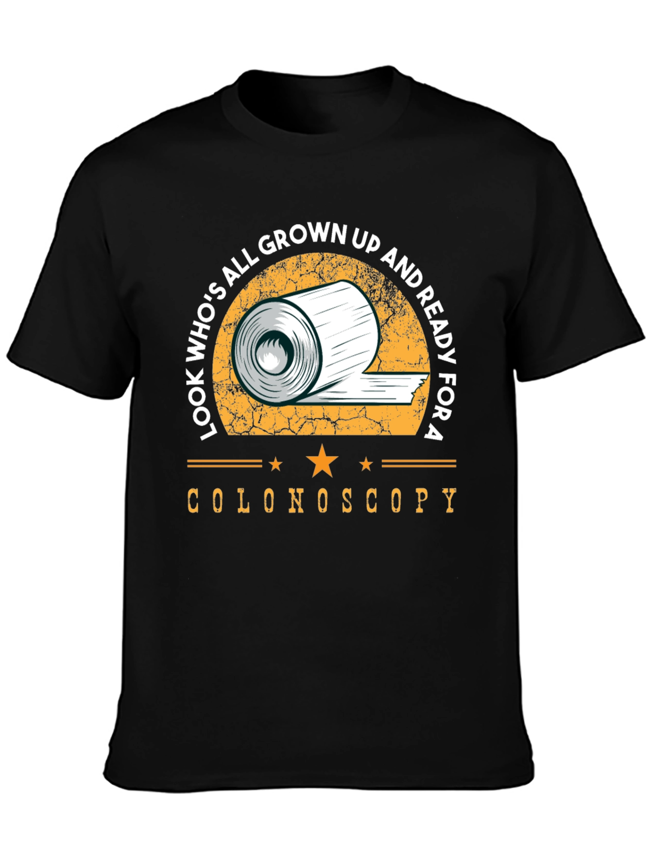 Black Colonoscopy Ready T-Shirt Funny Adulting Gag Gift view 3