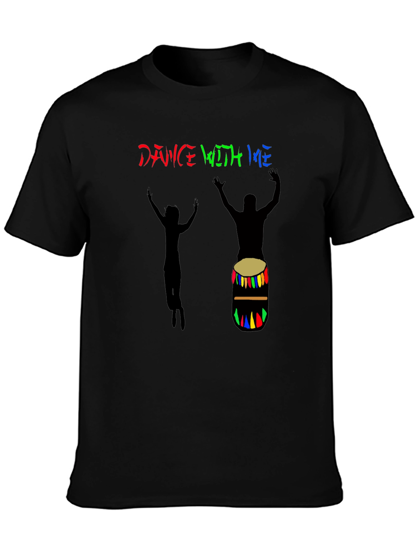 Black Dance With Me Graphic Tee view 3