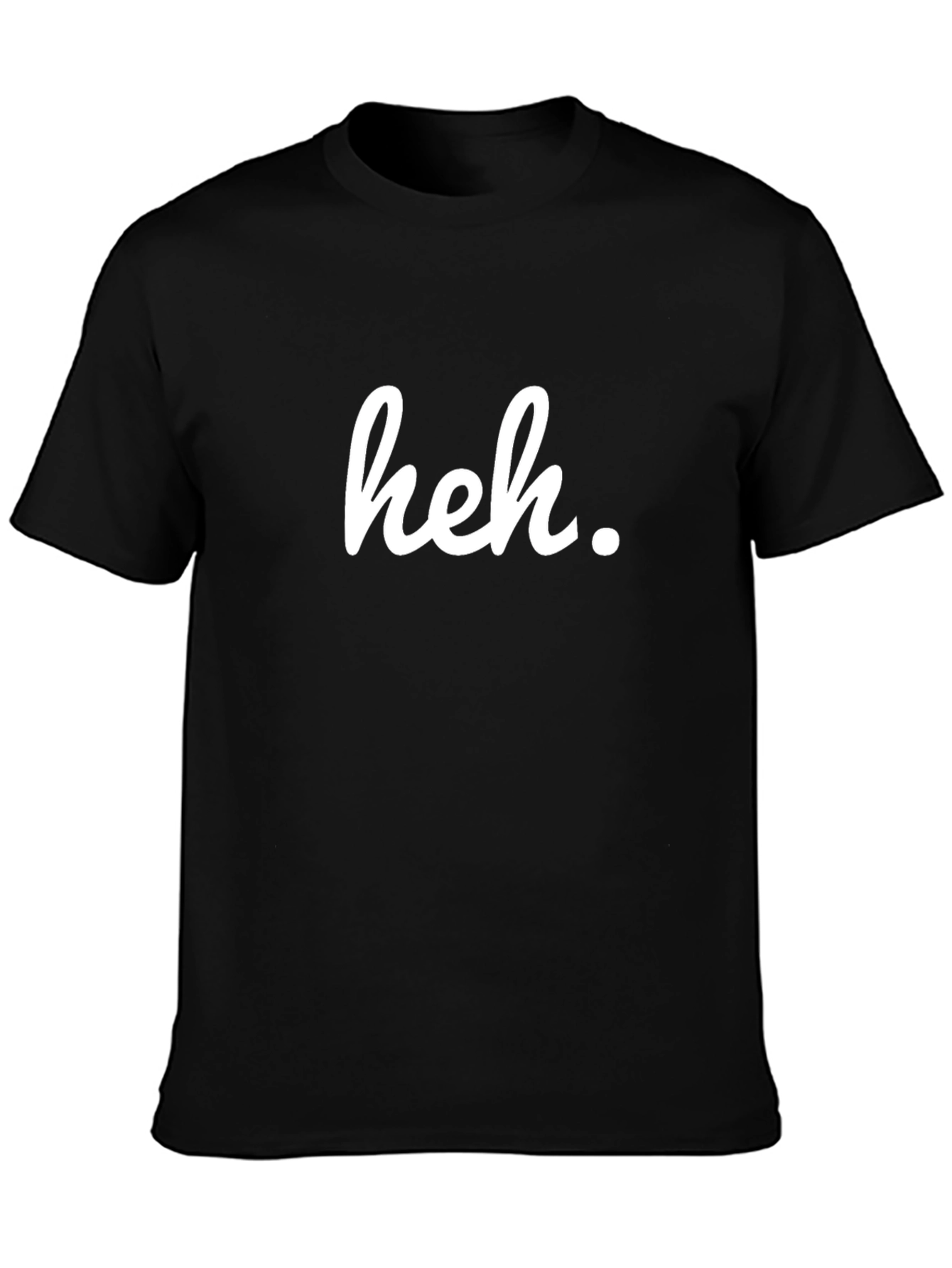 Black Heh. Graphic Tee - Casual Comfort view 3