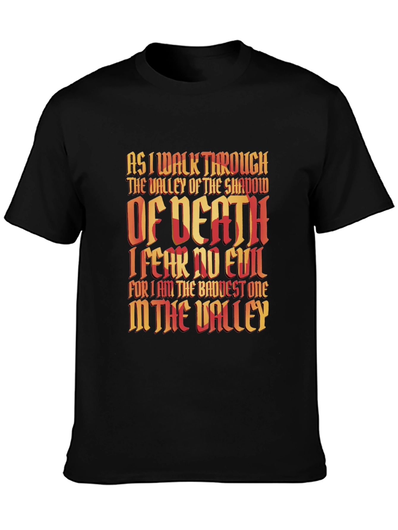 Black Valley of Death T-Shirt - Bad One Graphic Tee view 3