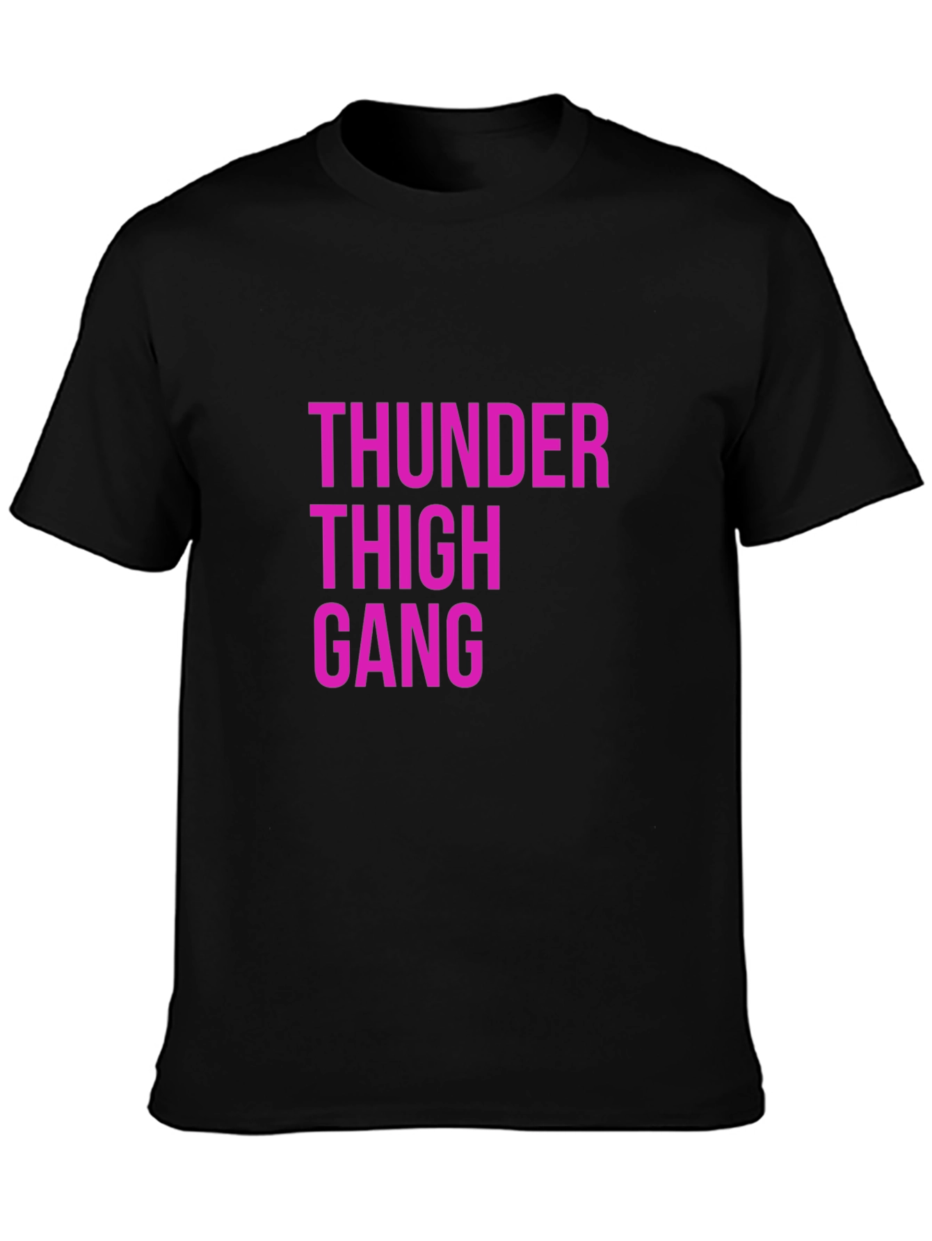 Black Thunder Thigh Gang Graphic Tee view 3