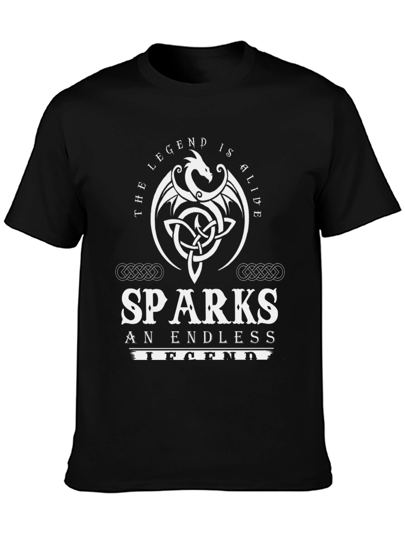 Black Dragon Legend T-Shirt - Sparks, Endless Legend view 3