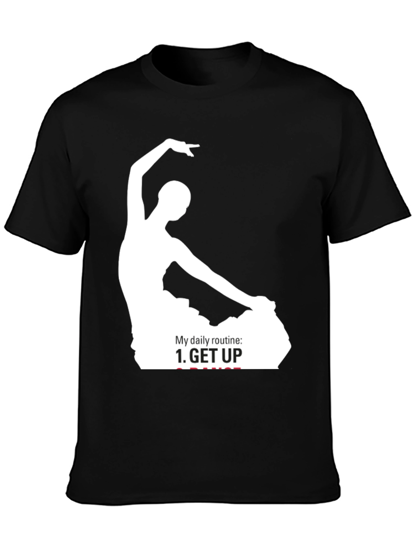 Black Dance Routine Graphic Tee view 3