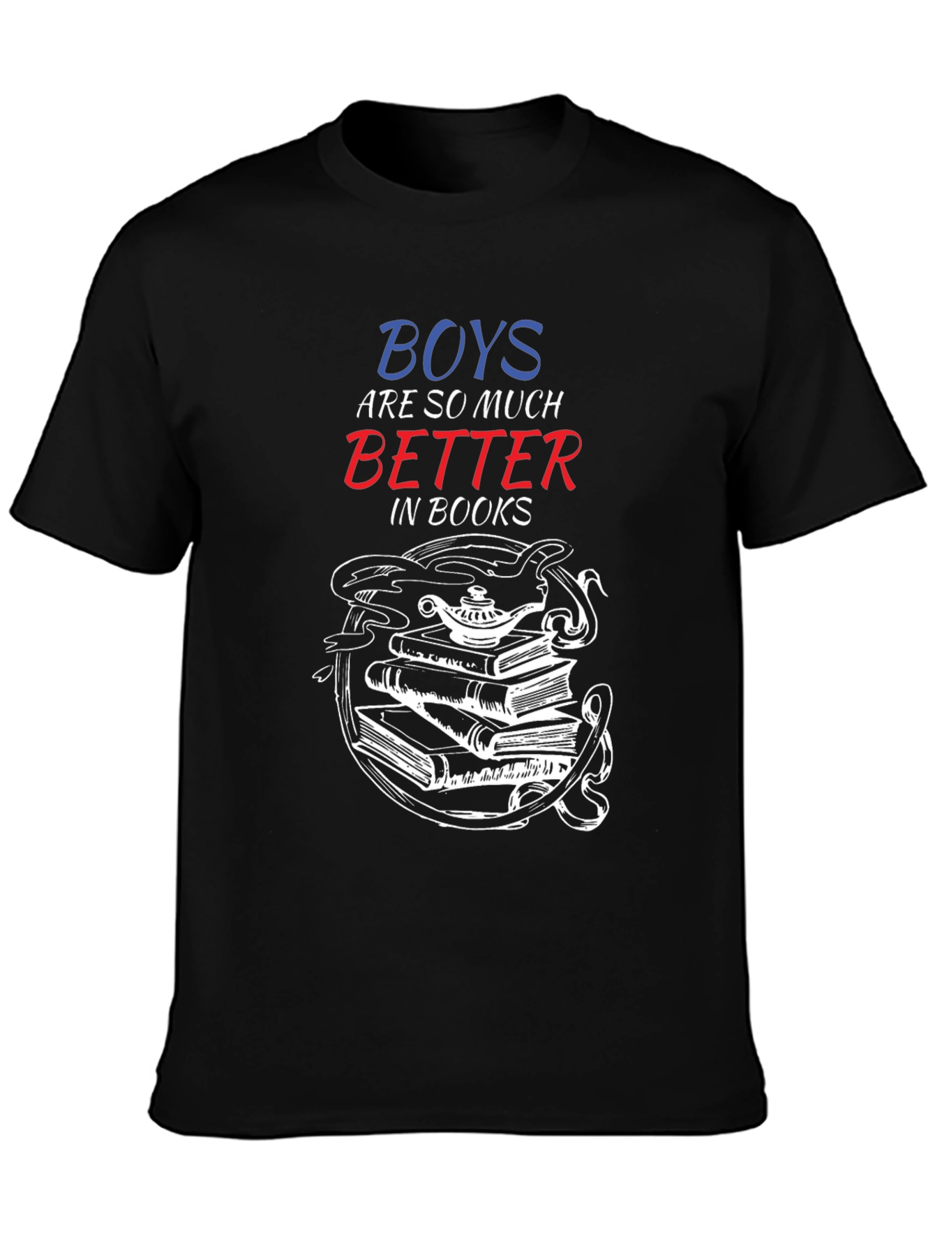 Black Boys are So Much Better In Books T-Shirt view 3