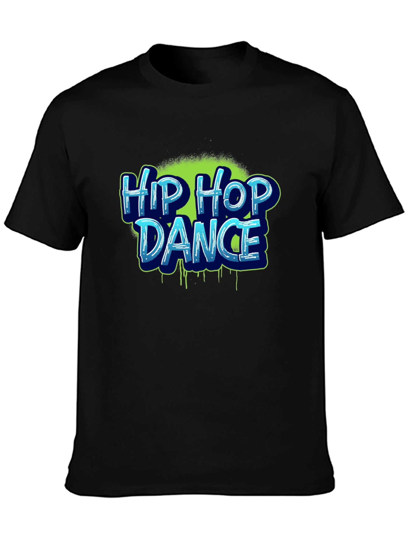 Black Hip Hop Dance T-Shirt - Urban Style view 3