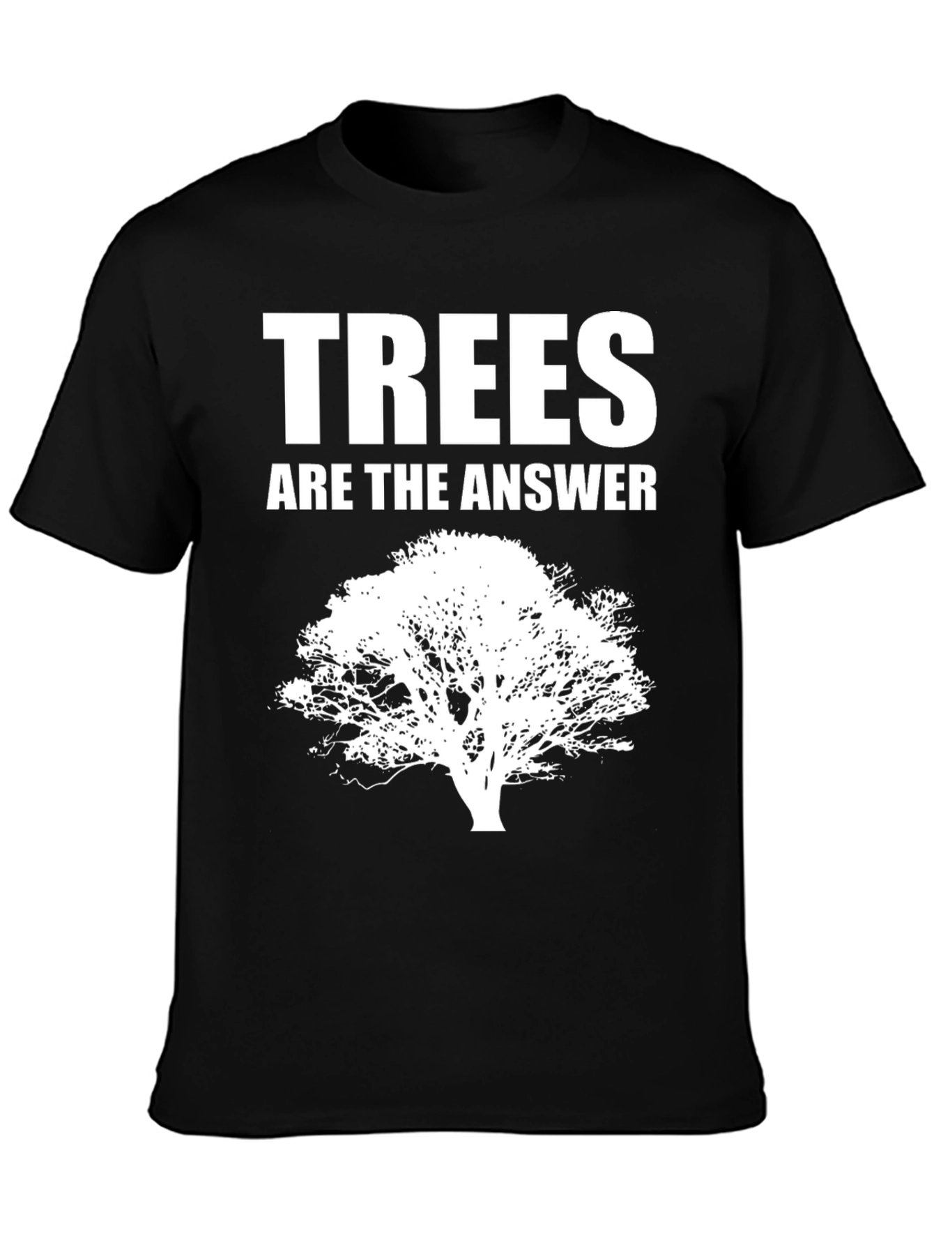 Black Trees Are The Answer - Unisex Graphic Tee view 3
