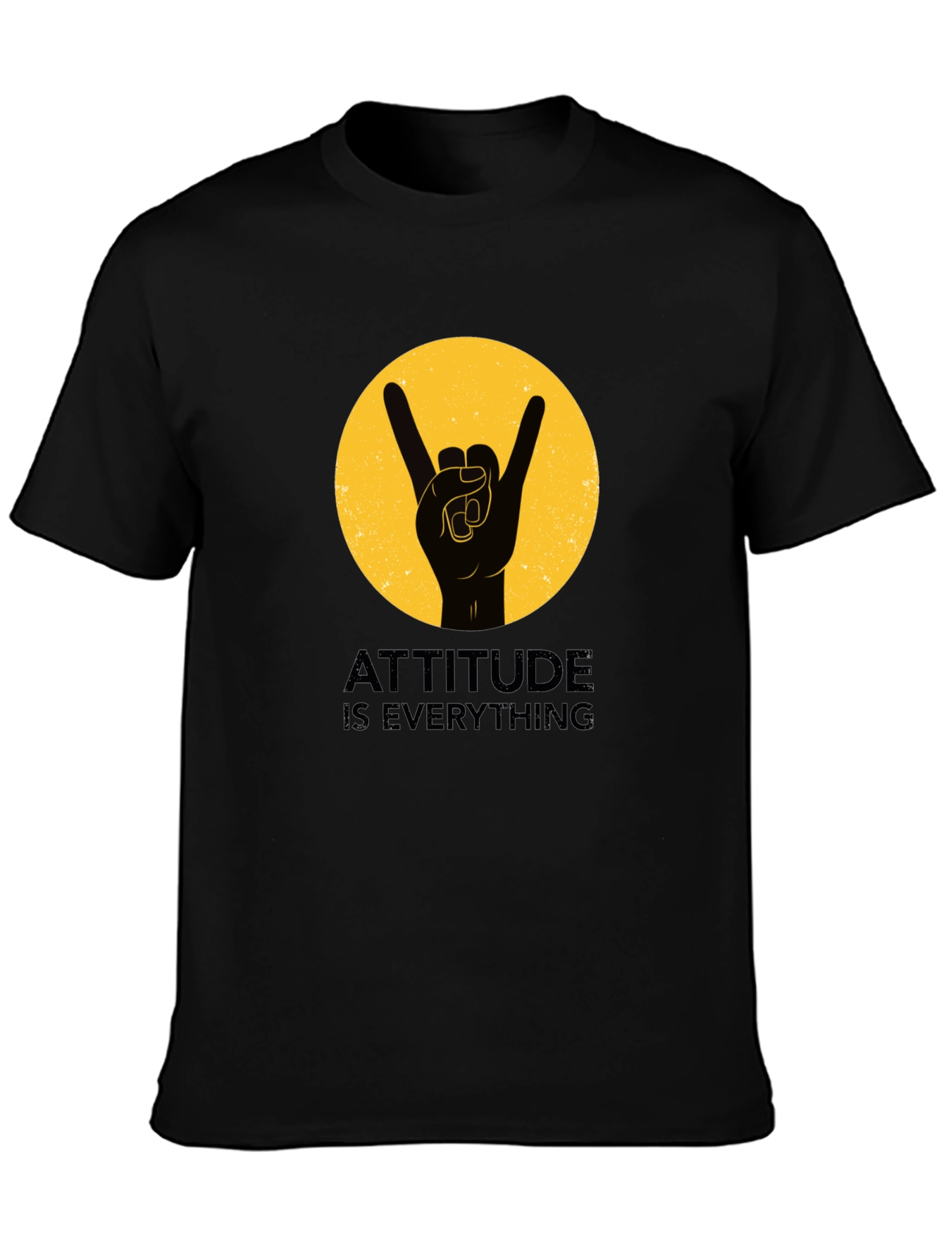 Black Attitude is Everything Graphic Tee view 3