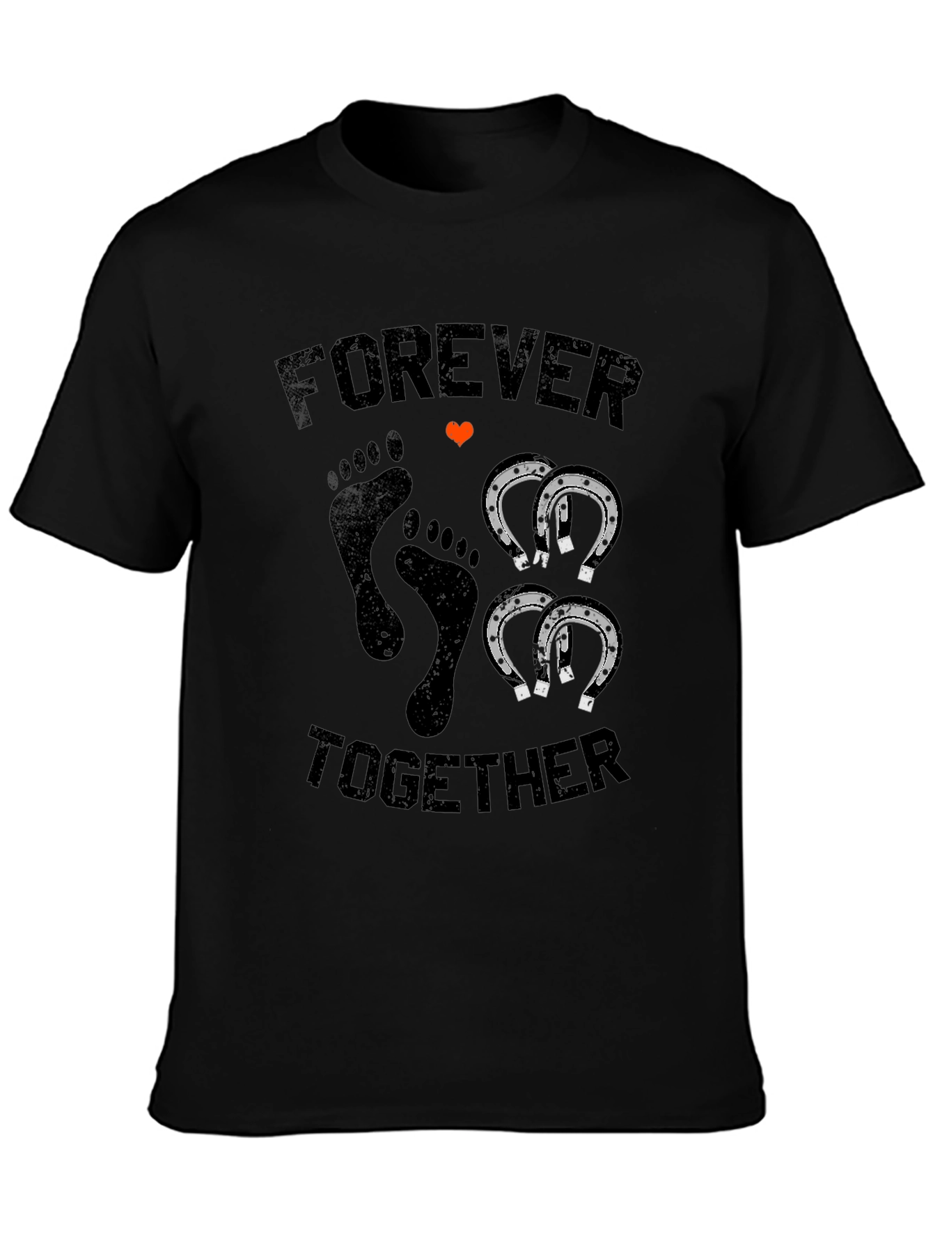 Black Forever Together Graphic Tee view 3