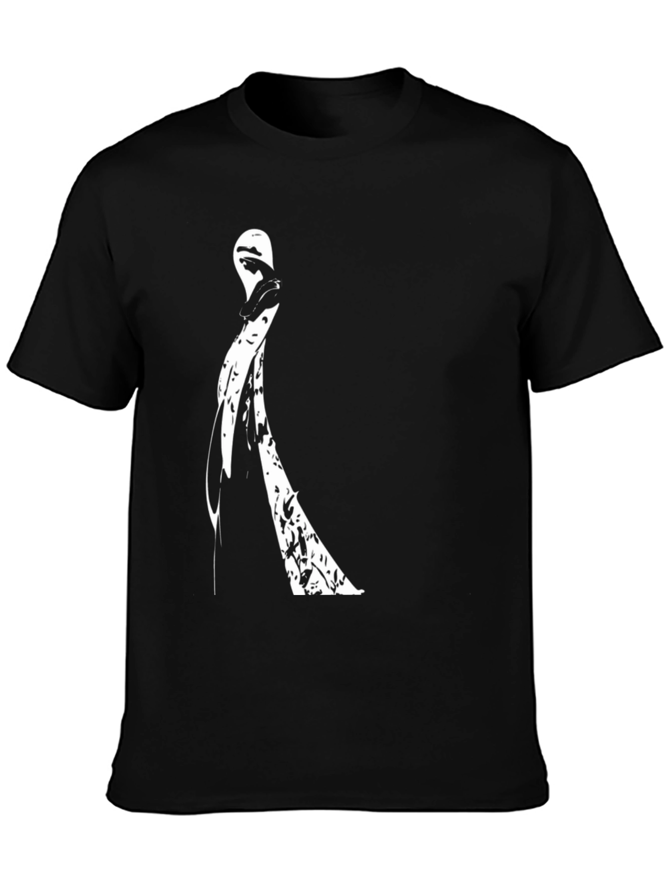 Black Modern Art Black T-Shirt view 3