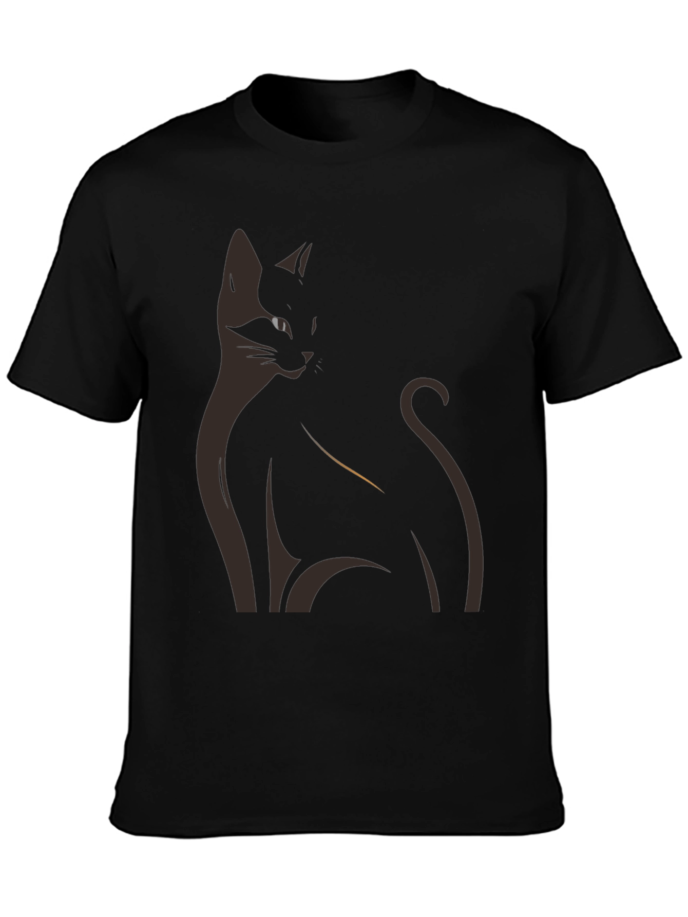 Black Black Cat Graphic T-Shirt - Stylish & Comfortable view 3