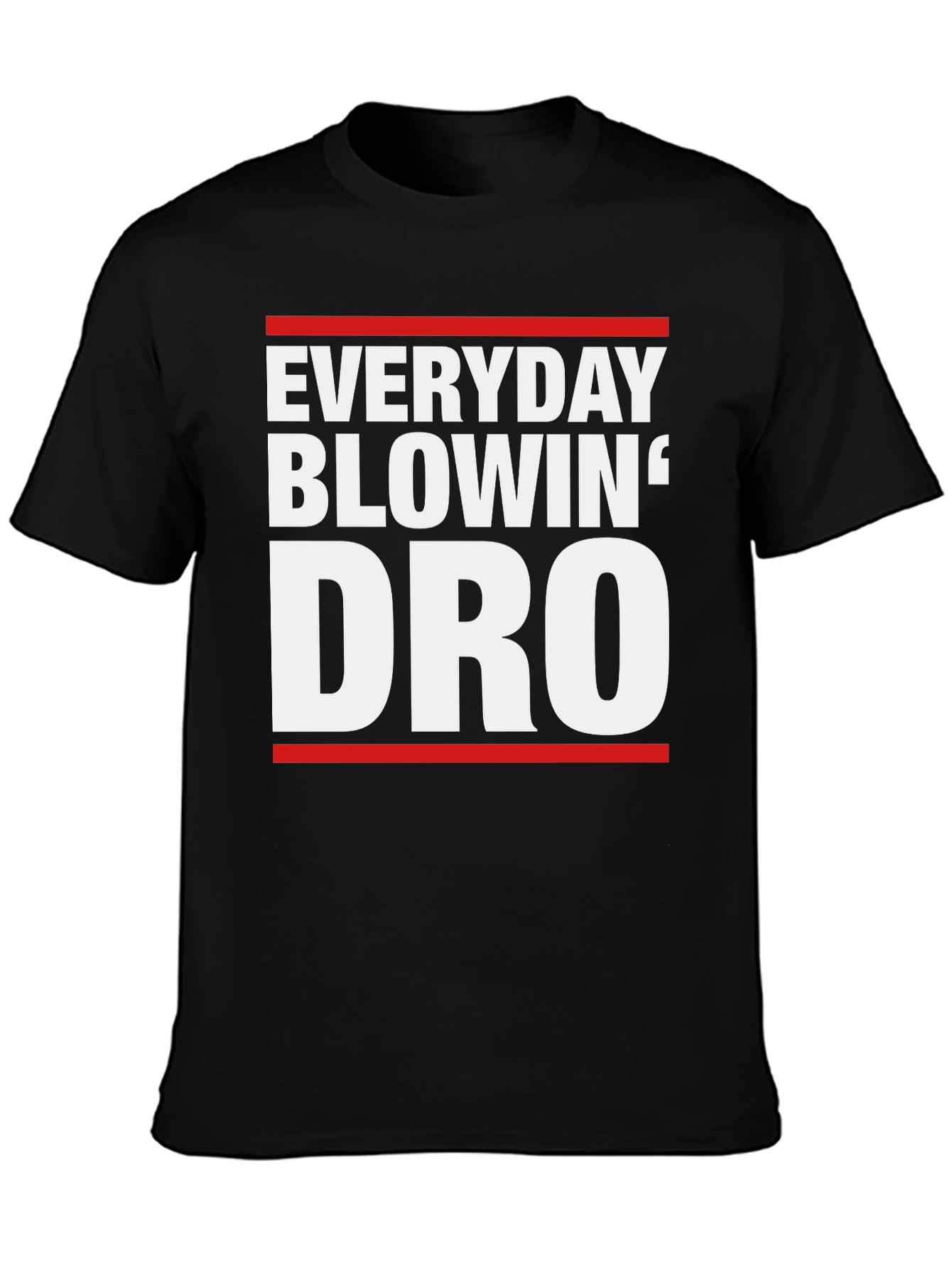 Black Everyday Blowing' DRO T-Shirt view 3
