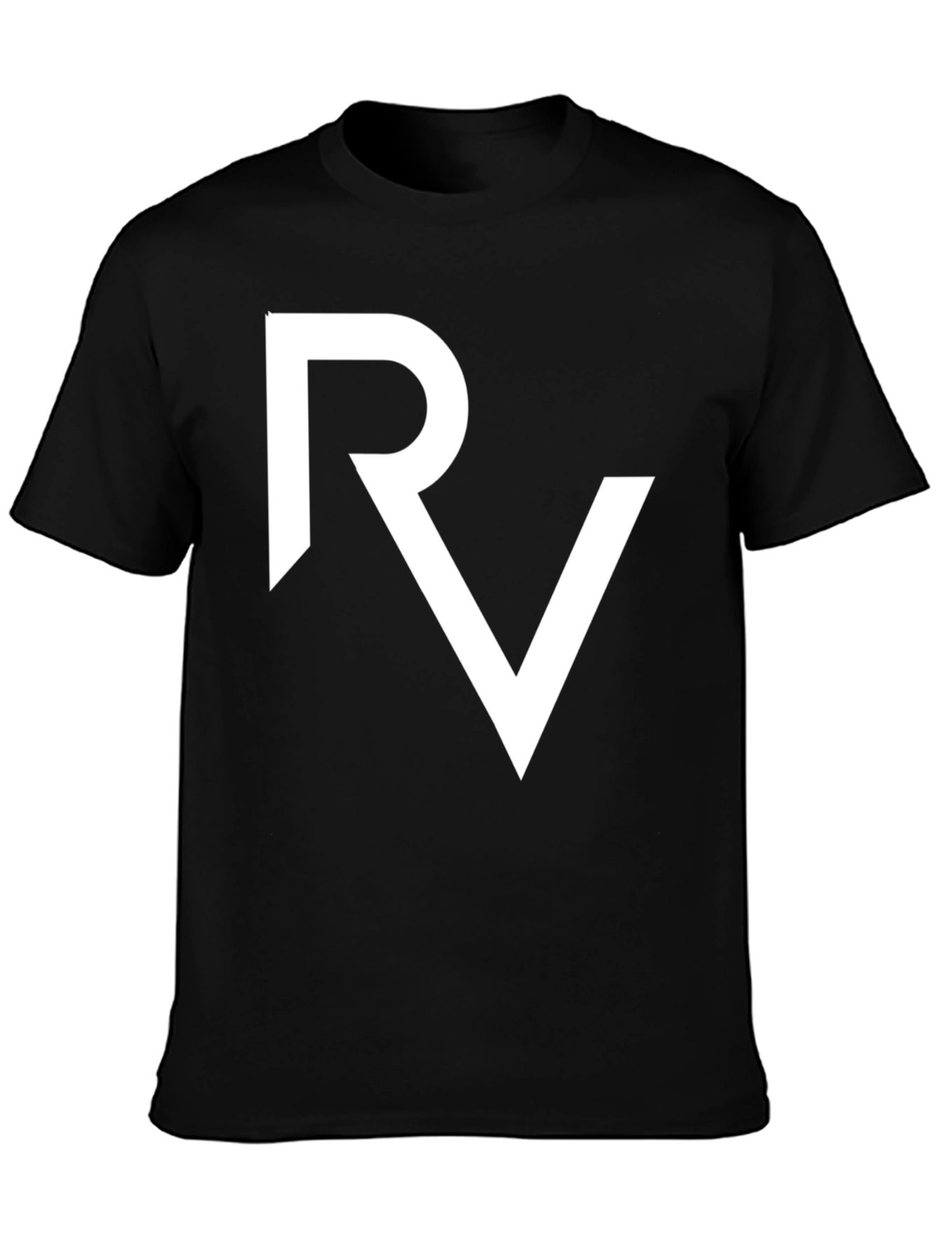 Black RV Logo Black T-Shirt view 3