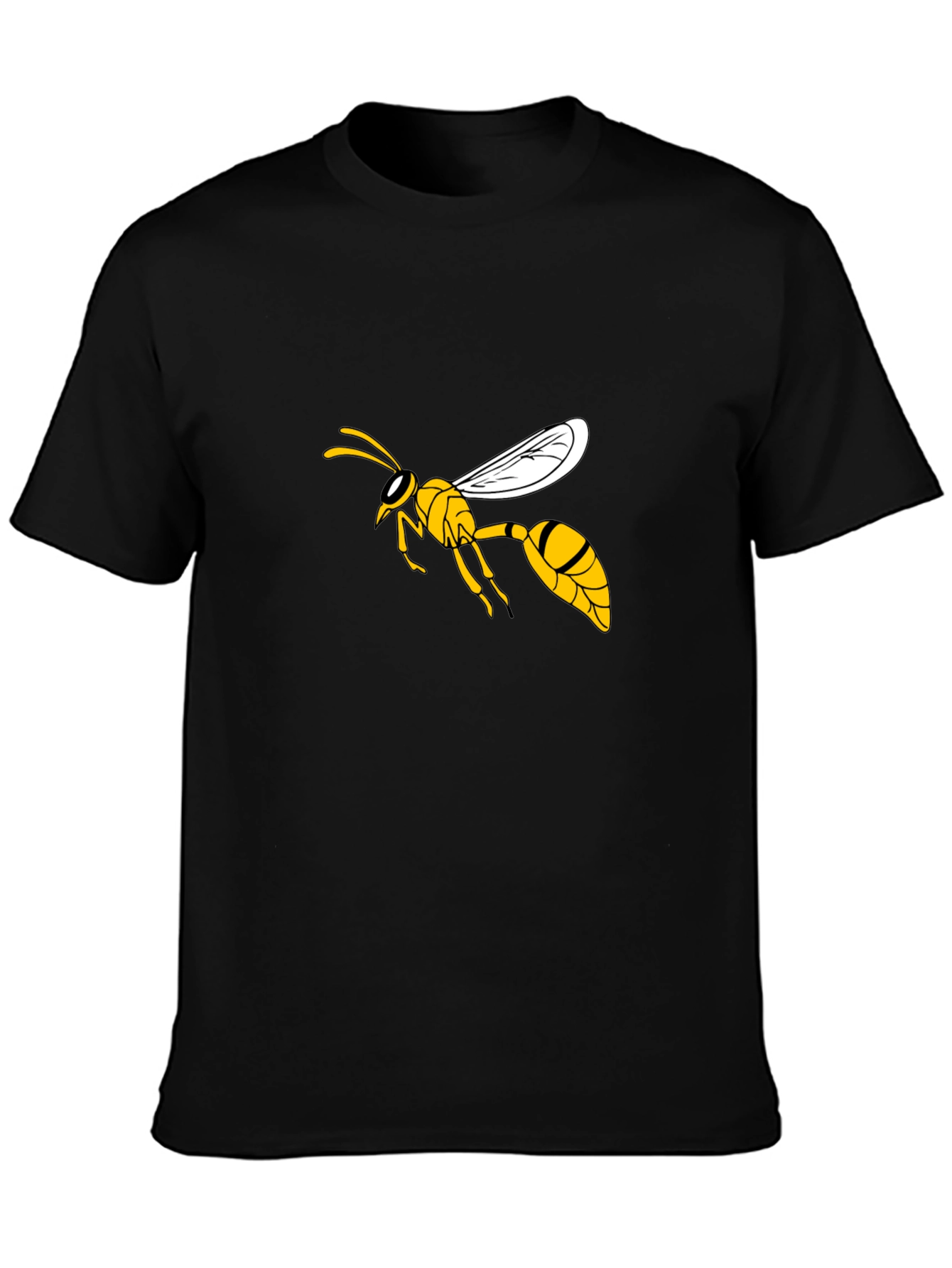 Black Wasp Graphic T-Shirt - Stylish Black Tee view 3