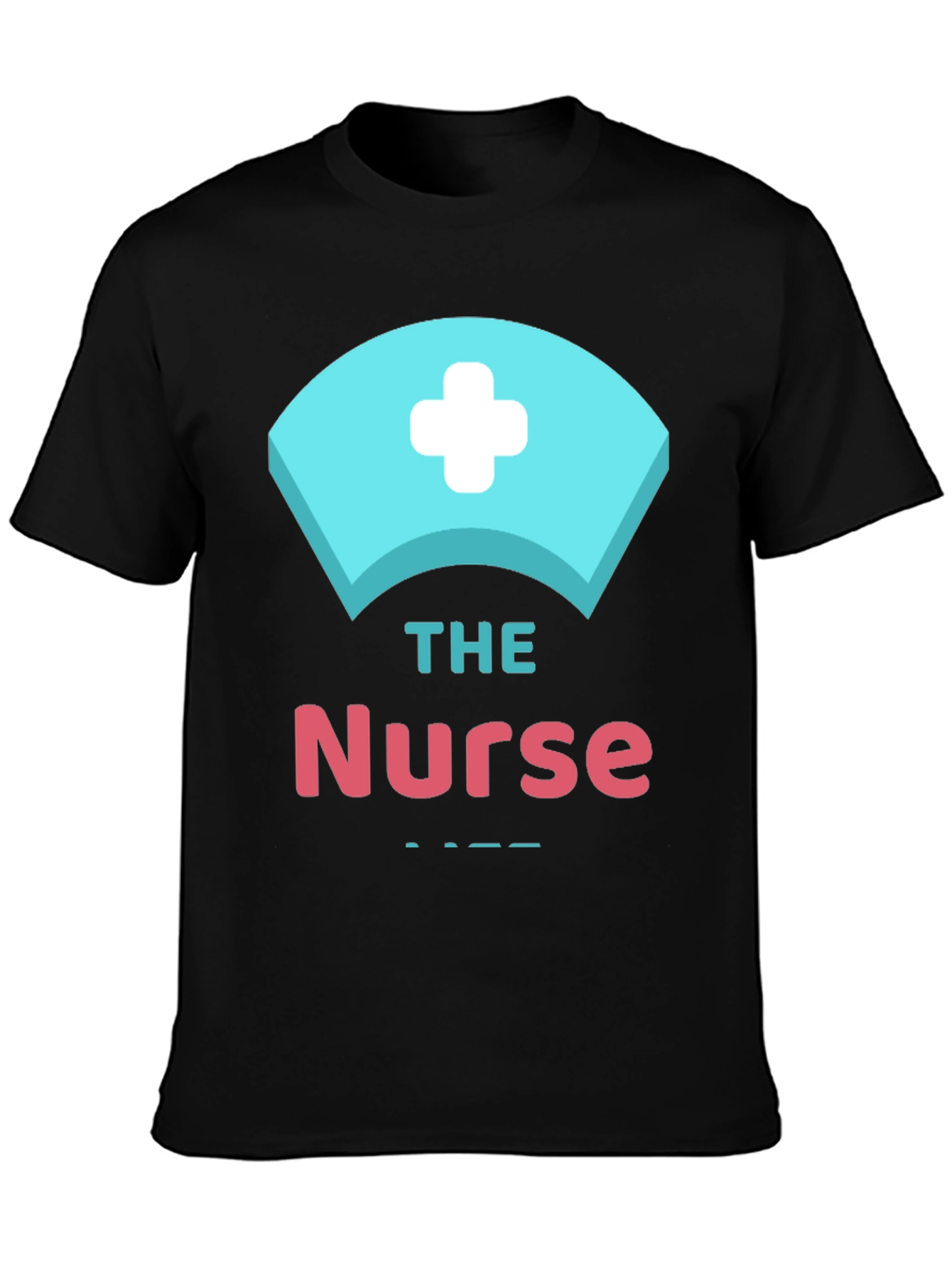 Black The Nurse Graphic Tee - Medical Apparel view 3