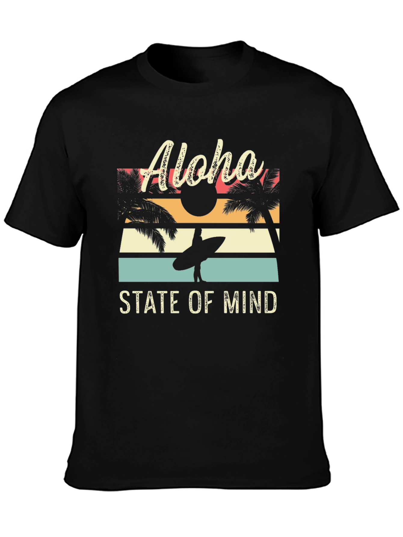 Black Aloha State of Mind T-Shirt view 3