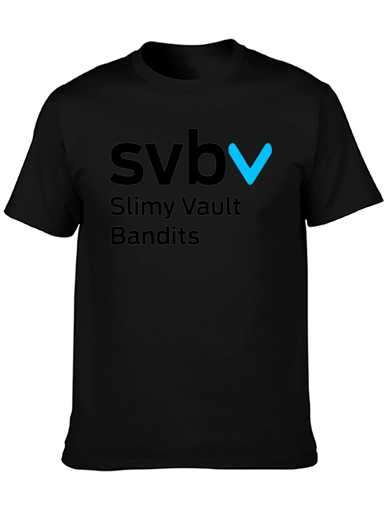 Black SVB Slimy Vault Bandits Black T-Shirt view 3